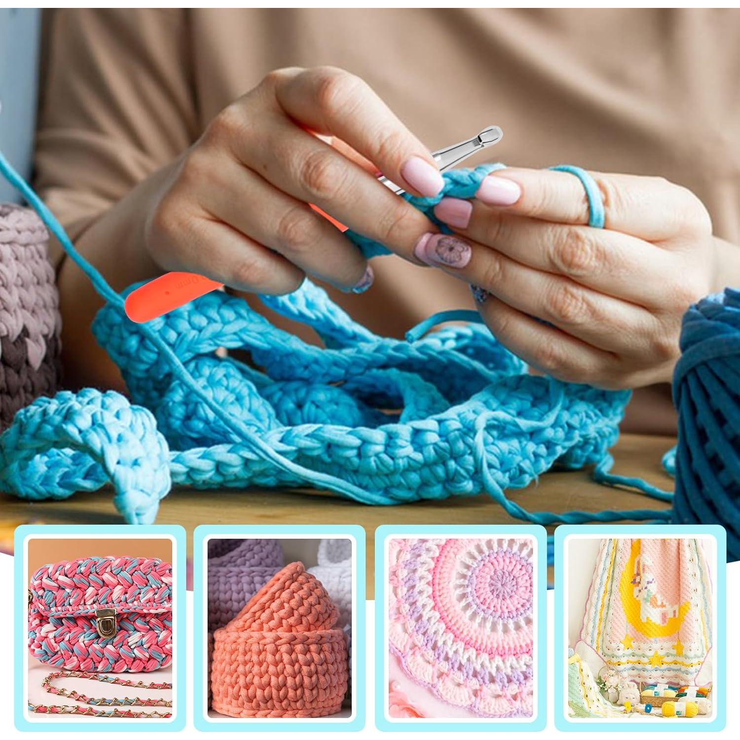 Kit de Ganchillos Ergonómicos KOKNIT 6.5 a 10 mm con Estuche