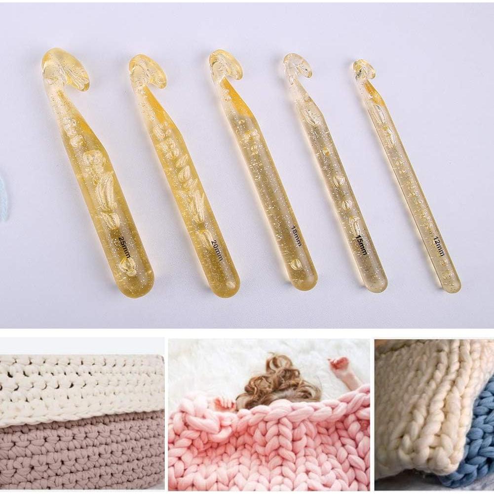 Juego de Ganchillos Grandes Mayboos 37 Piezas 12mm-25mm