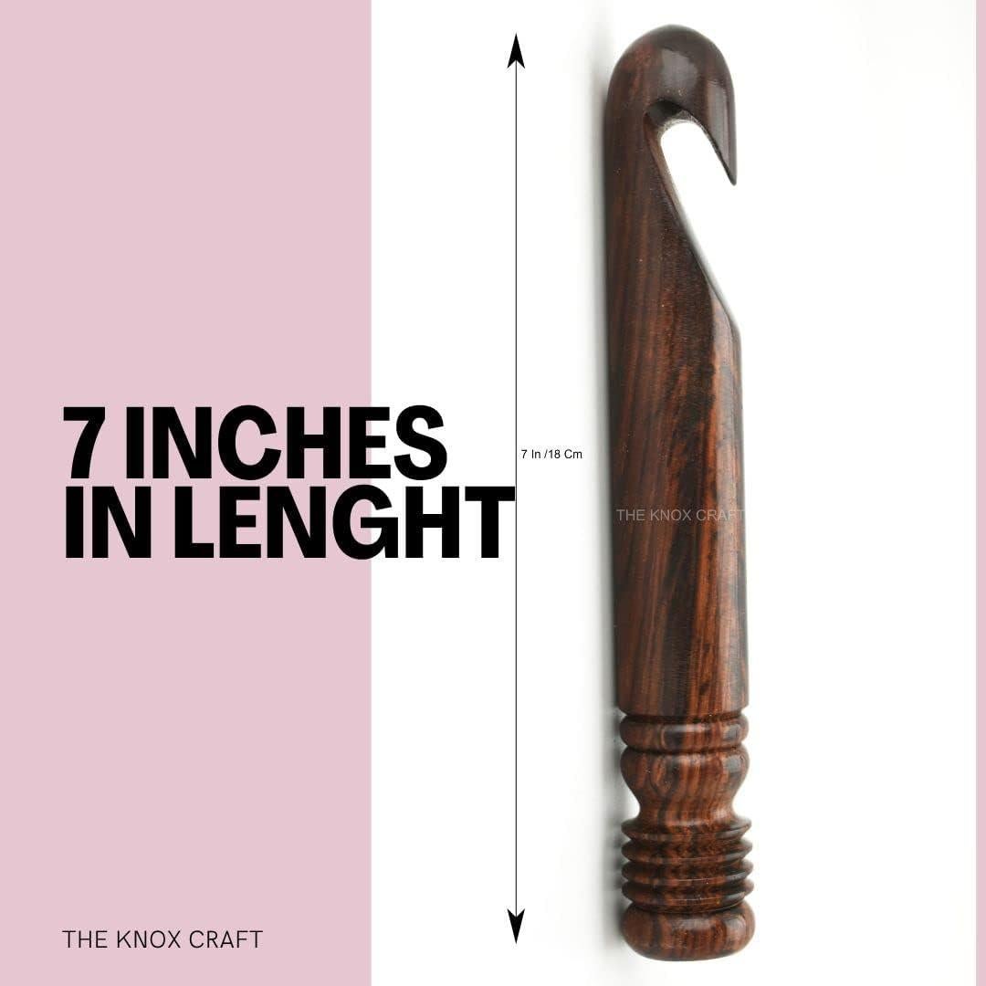 Juego de Ganchillos Ergonómicos THE KNOX CRAFT 3 Piezas 15-25MM