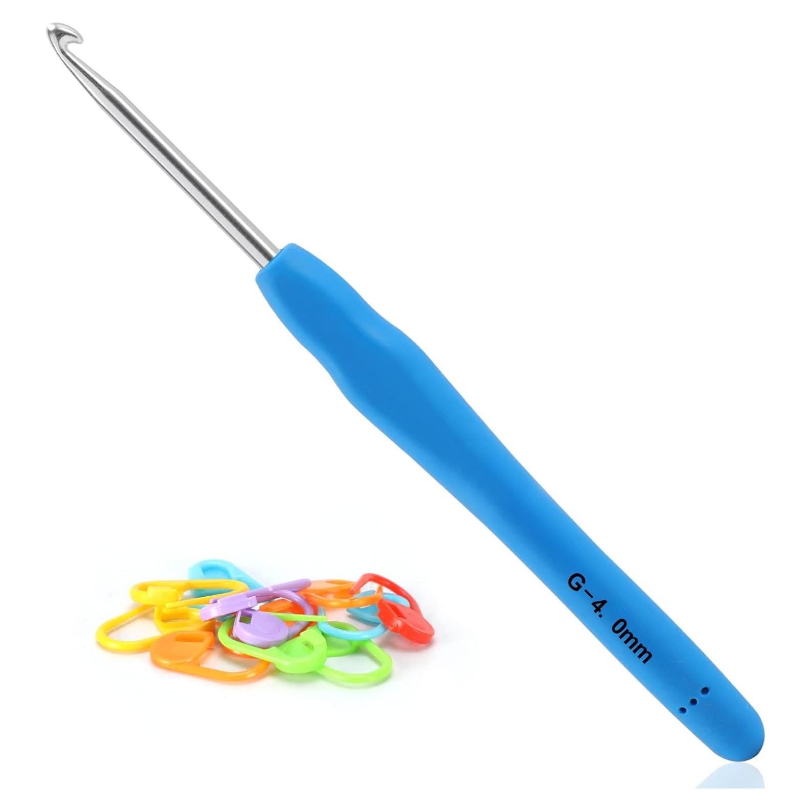 Ganchos de Crochet Ergonómicos Vodiye 4mm Set Profesional