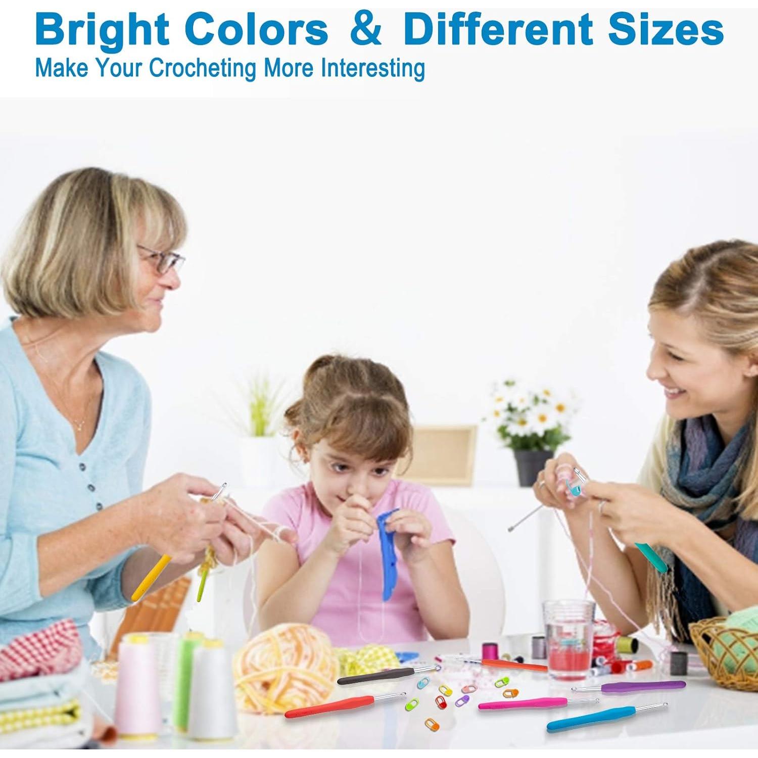 Ganchos de Crochet Ergonómicos Vodiye 4mm Set Profesional