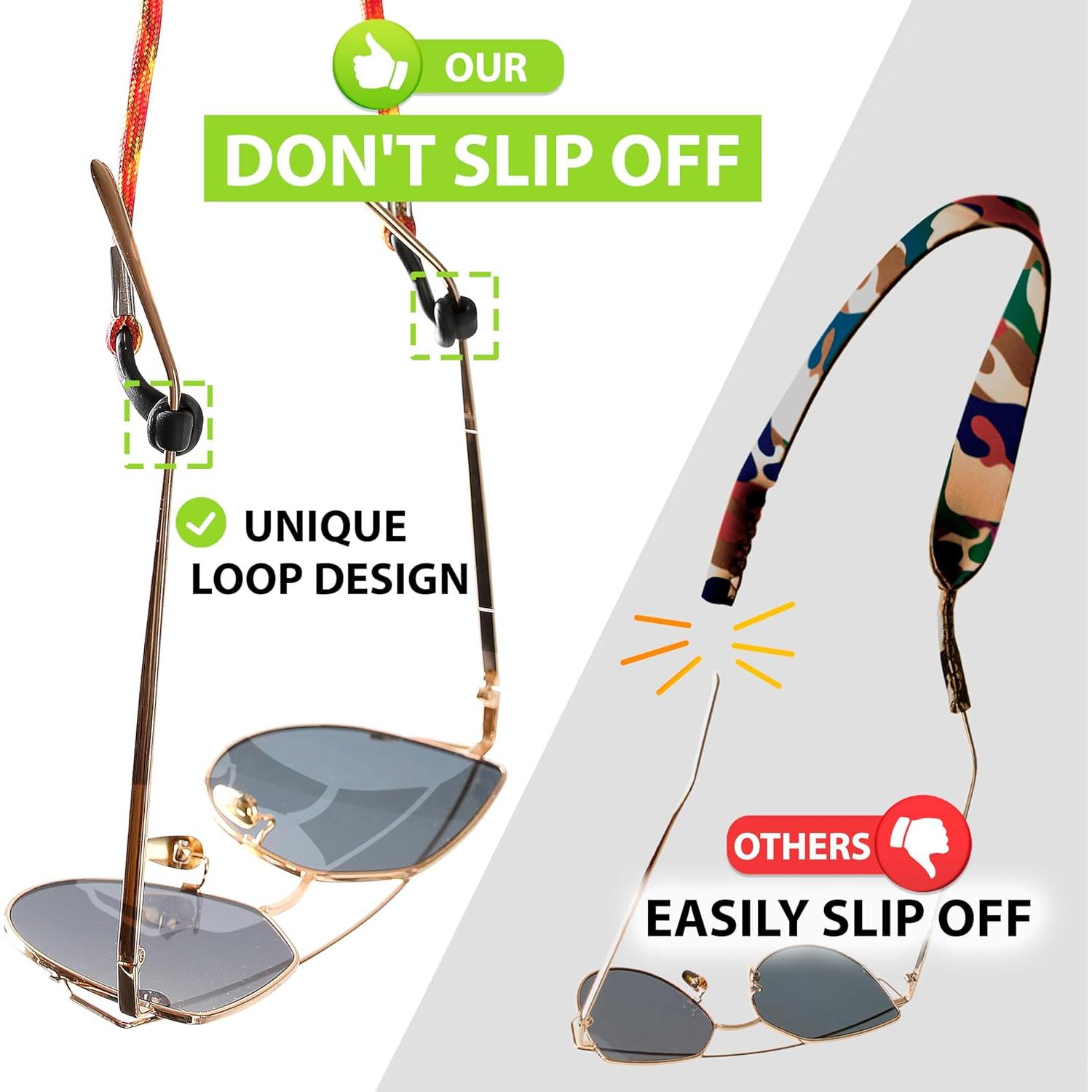 Soporte de Cuerda para Gafas Sigonna - Ajustable y Antideslizante