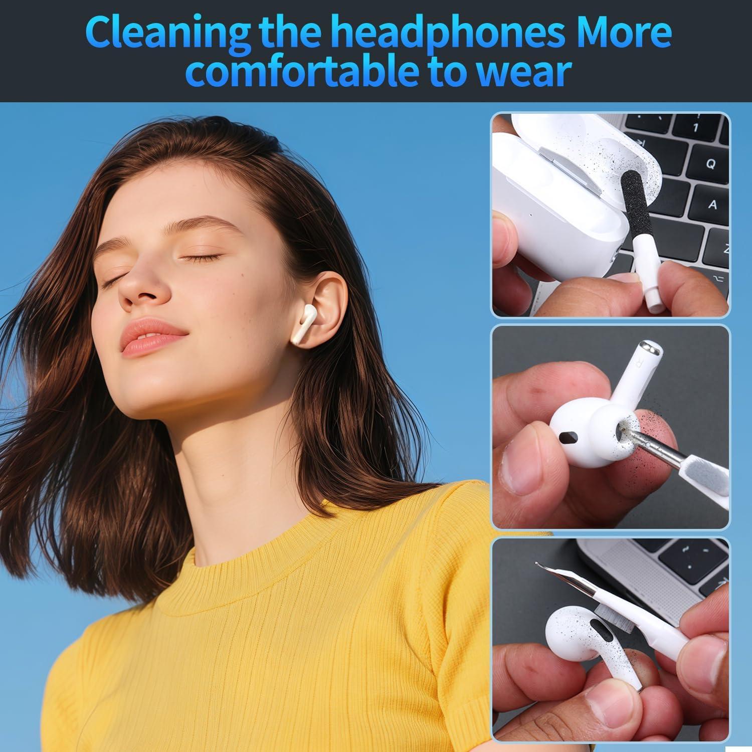 Kit de limpieza para teléfonos Stjiatu CK03 con adaptadores USB