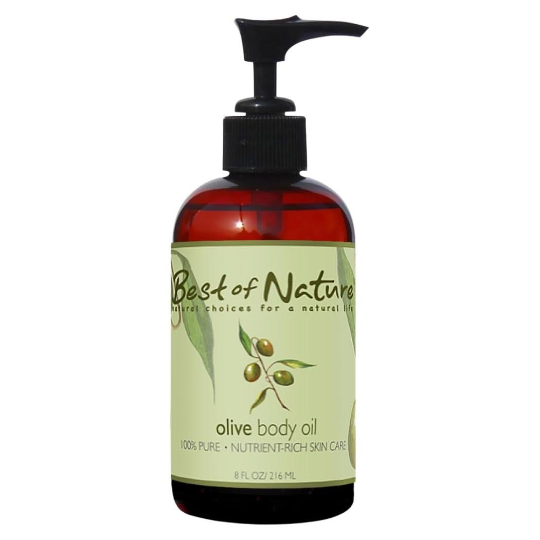 Aceite de Masaje Oliva Puro 236.6 ml Mejor de la Naturaleza