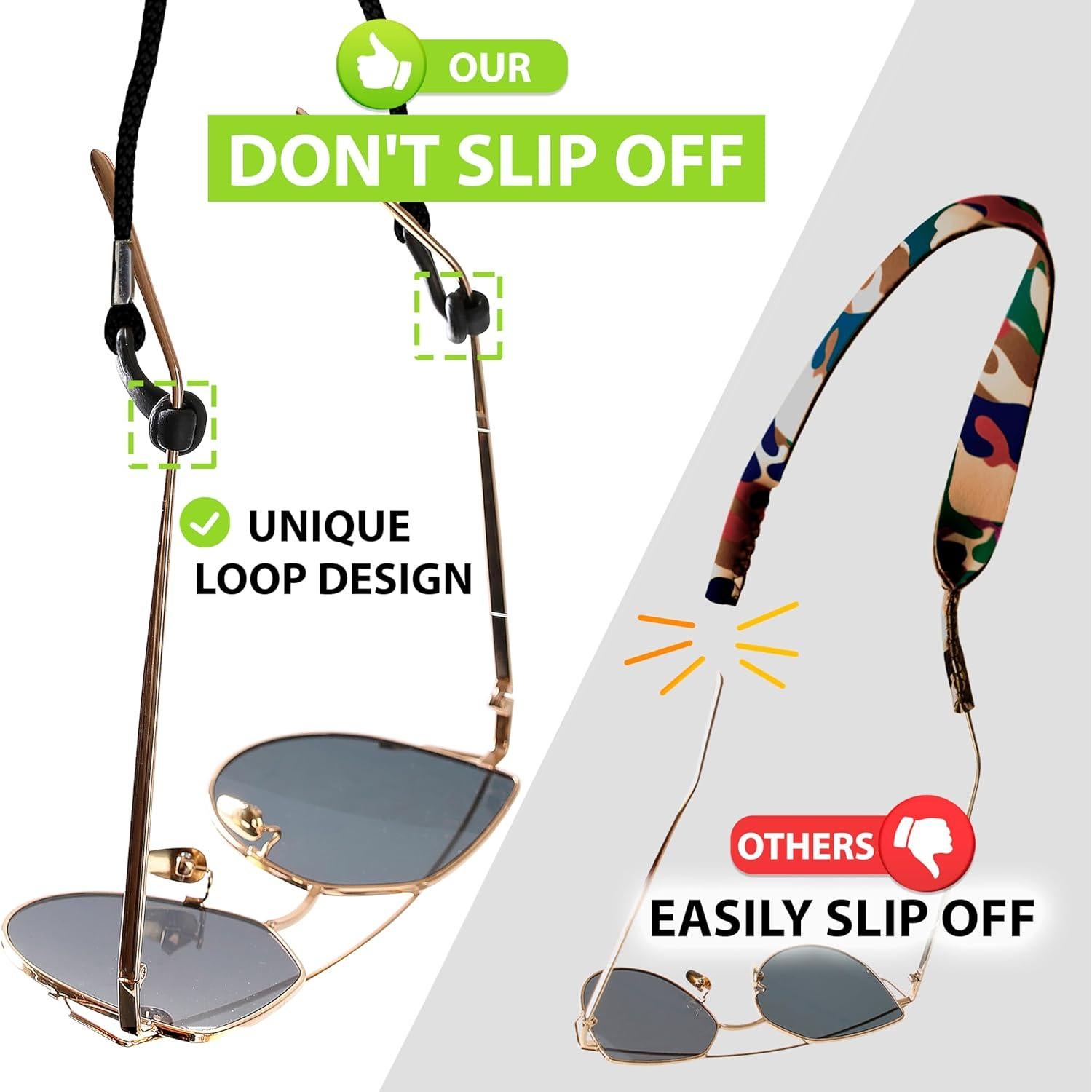 Soporte de Cuerda para Gafas Sigonna - Ajustable y Antideslizante