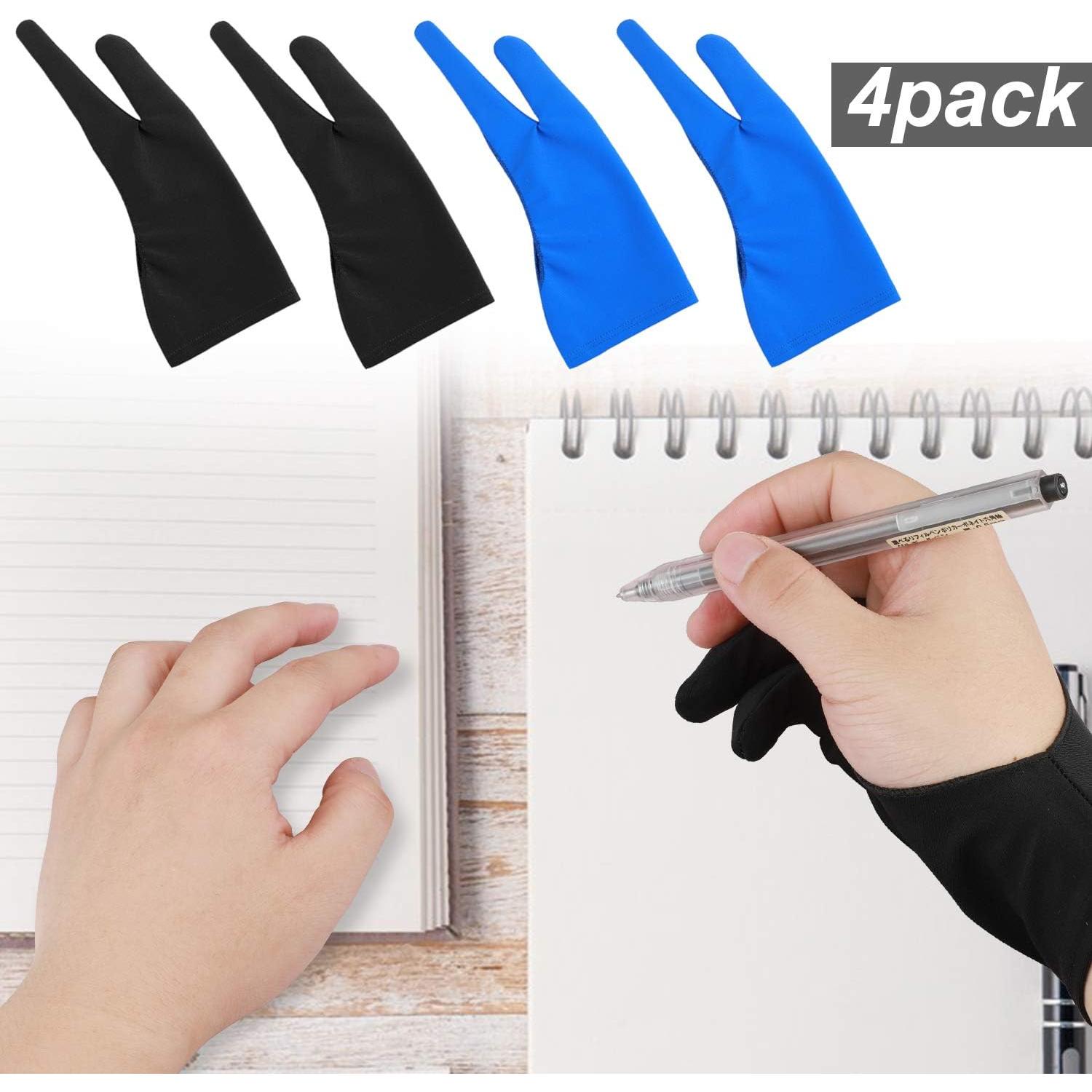 Guantes de Dibujo Bioamy 2 Dedos Talla M y L para Artistas