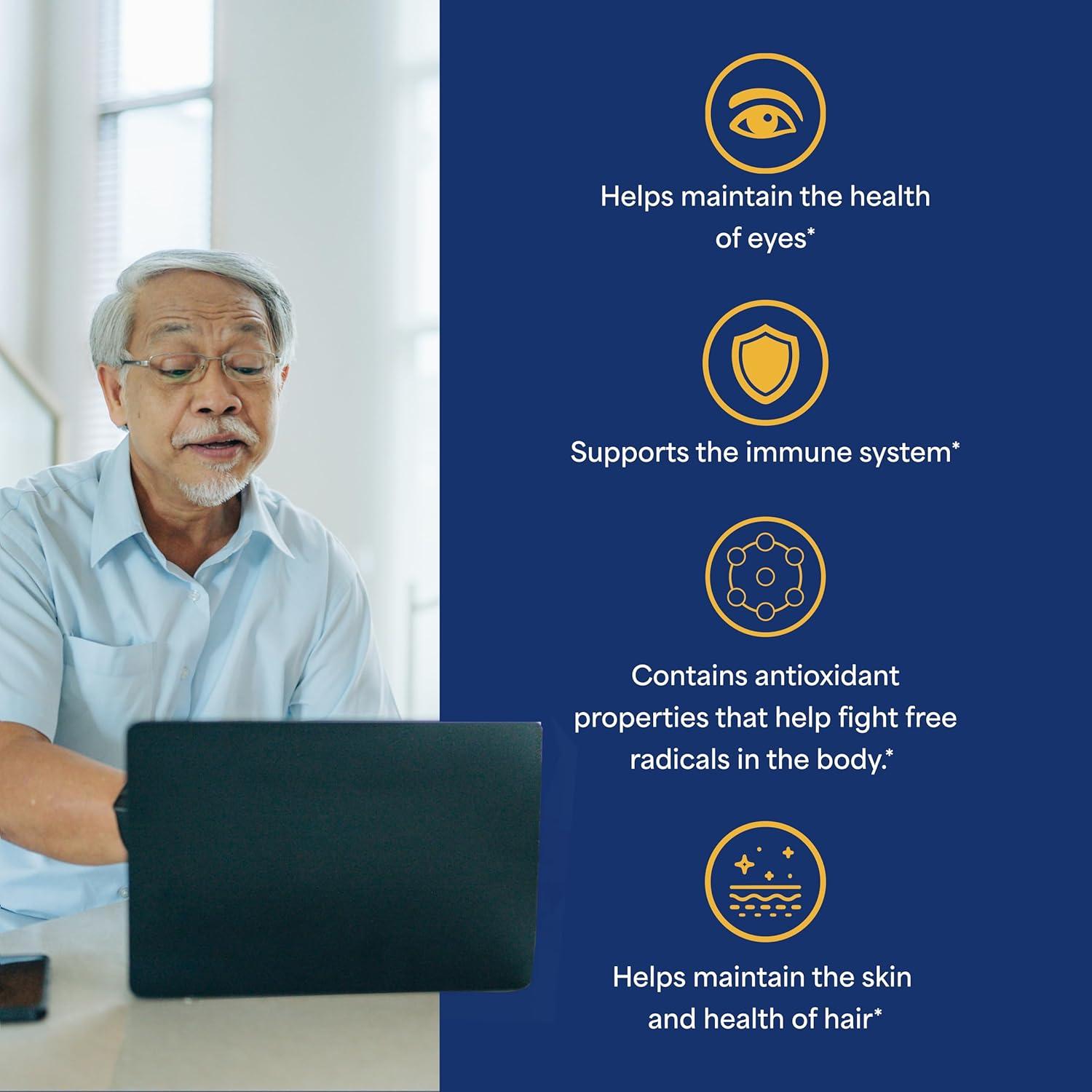 Beta Caroteno 7500 mcg Puritan's Pride - 100 Gelatinas Blandas