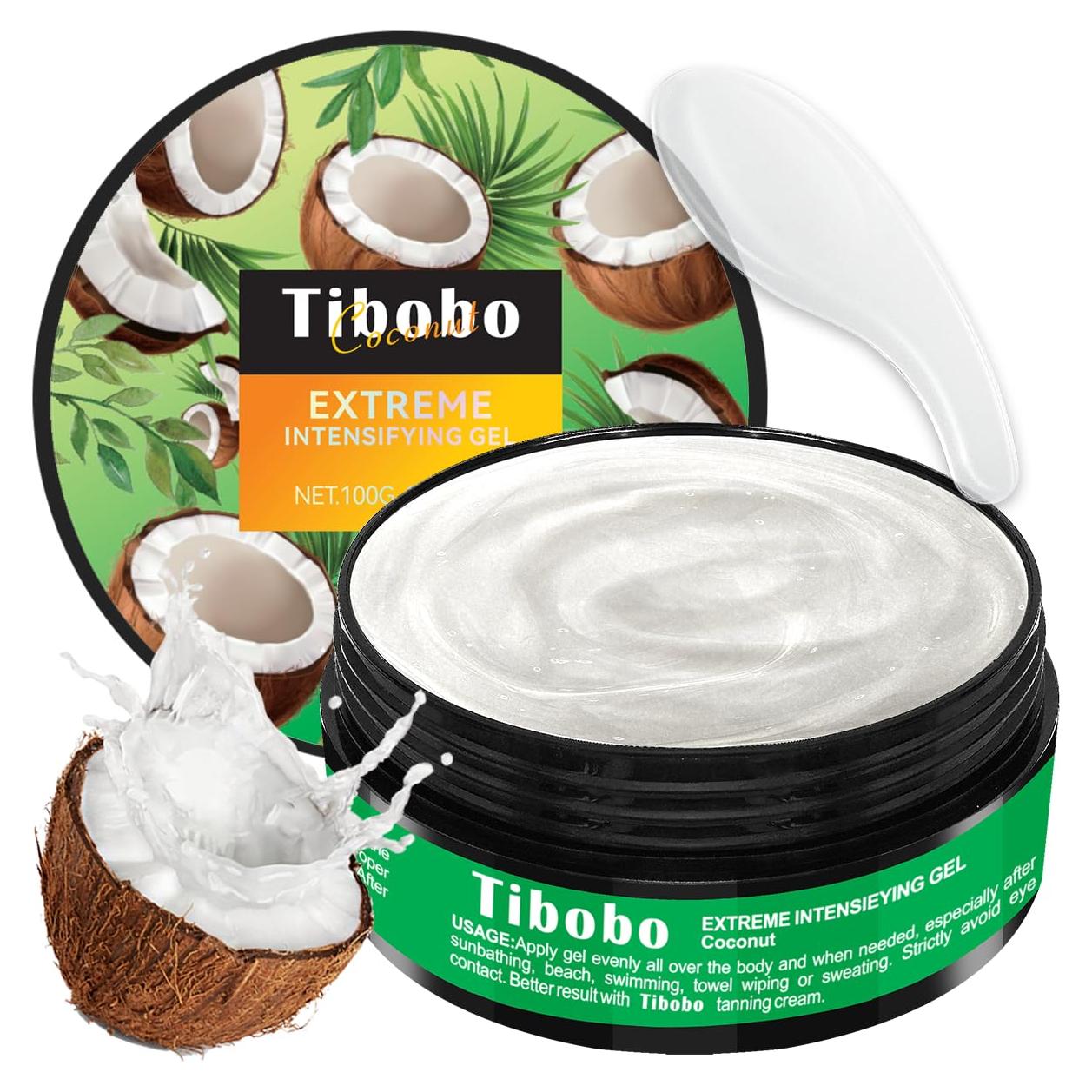 Gel Bronceador Intensivo Tibobo 103.5 ml Aroma Coco Tropical