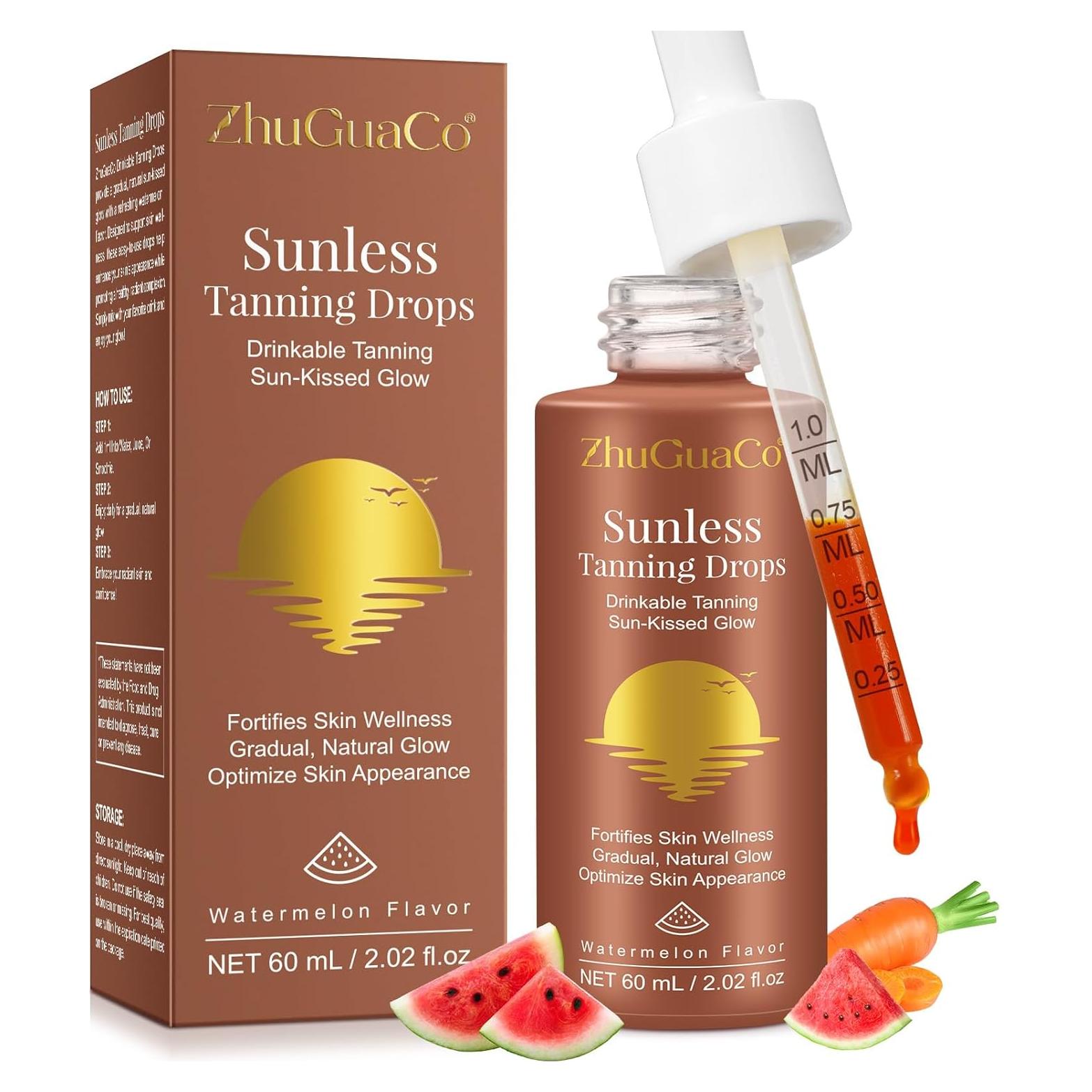 Gotas Bronceadoras Bebibles WRFAATGO 60 ml Sabor Sandía