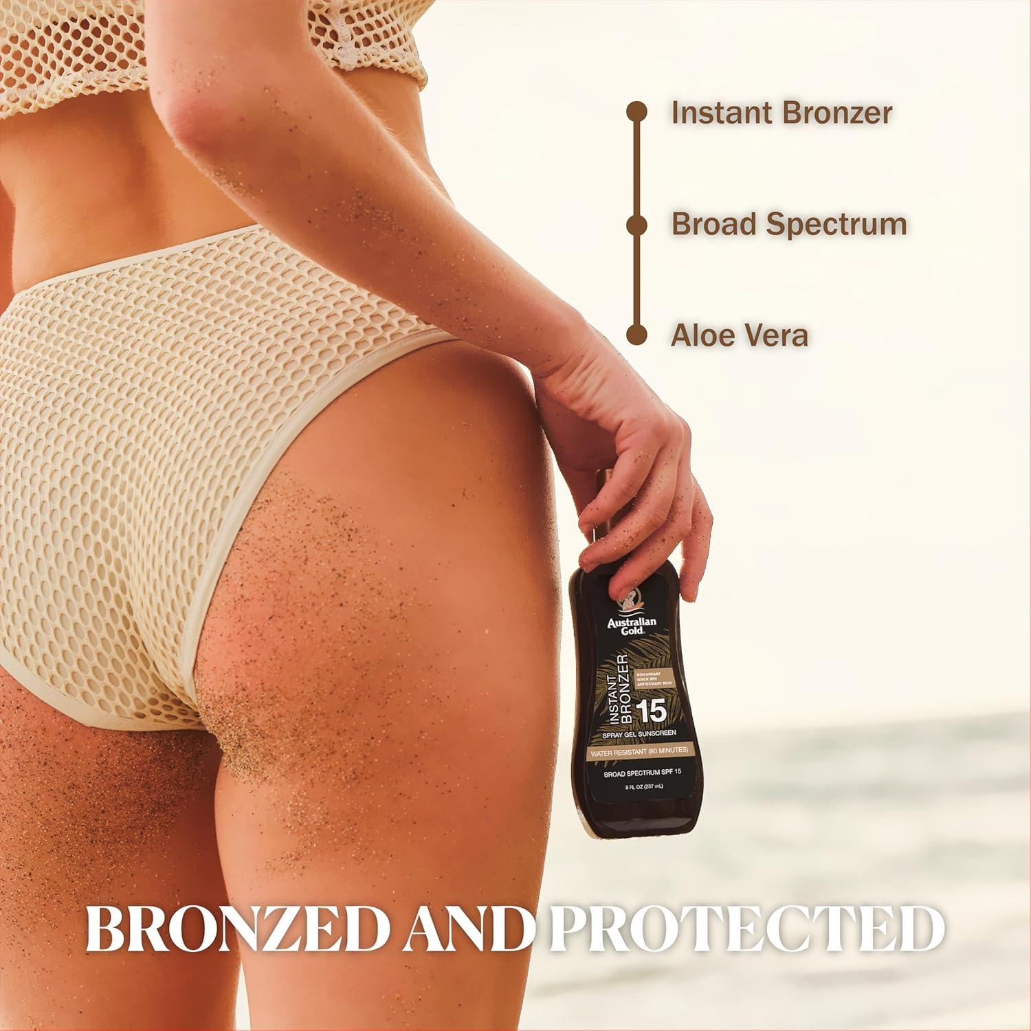 Protector Solar en Spray Gel Australian Gold SPF 15 226g