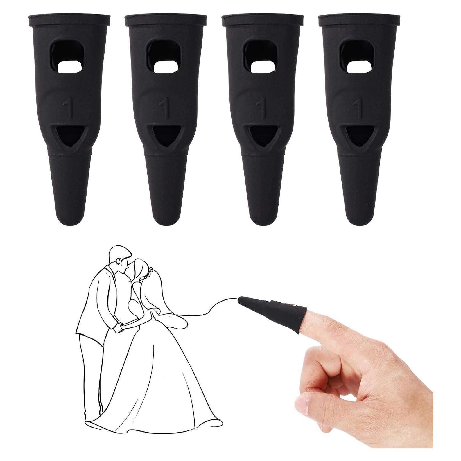 4 Bolígrafos Estilizadores de Silicona Lyreh para Pantallas Táctiles