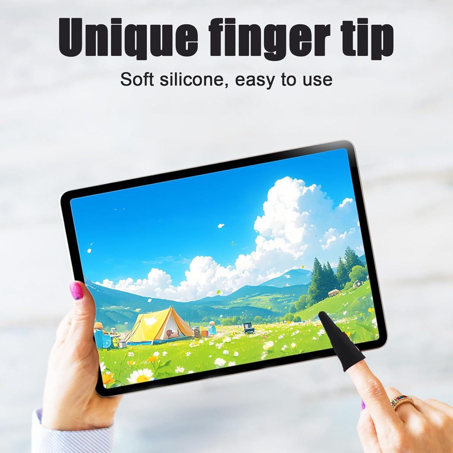 4 Bolígrafos Estilizadores de Silicona Lyreh para Pantallas Táctiles