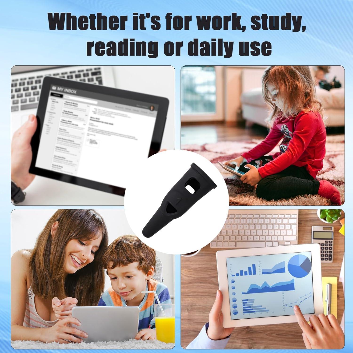 4 Bolígrafos Estilizadores de Silicona Lyreh para Pantallas Táctiles