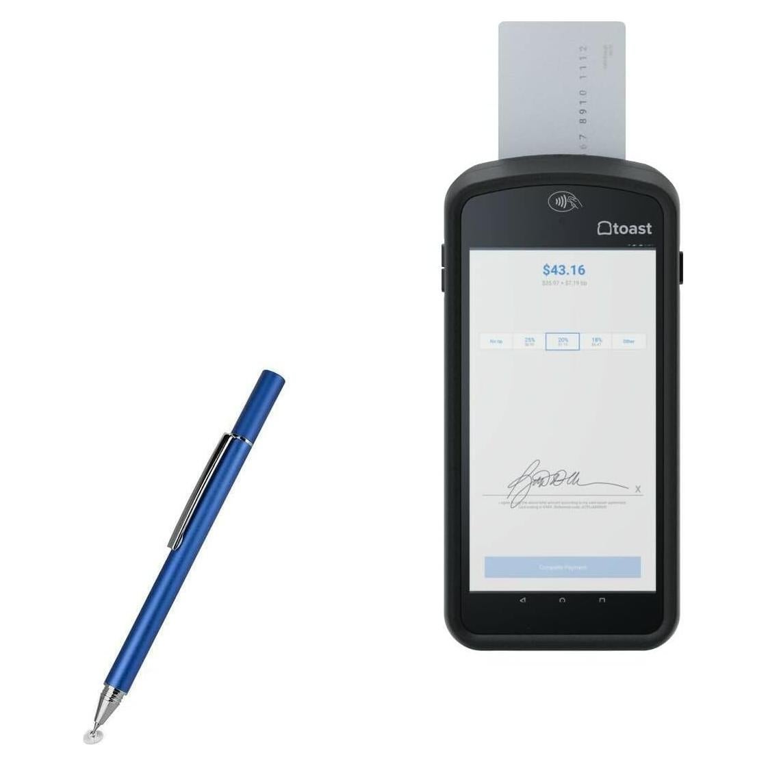 Stylus Pen BoxWave FineTouch Capacitivo Azul para Toast Go 2
