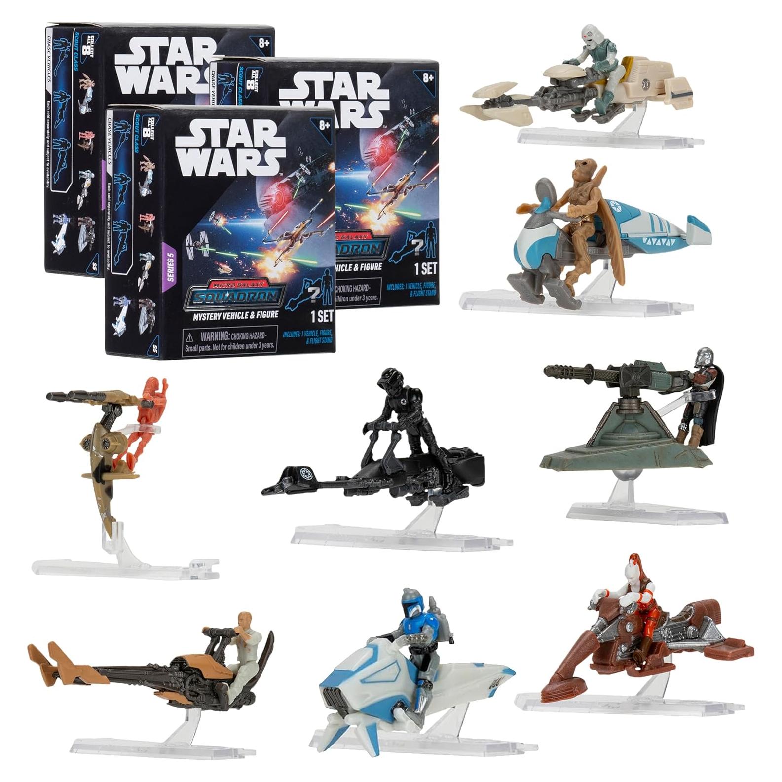 Star Wars Micro Galaxy Scout - Caja Sorpresa 3 Vehículos