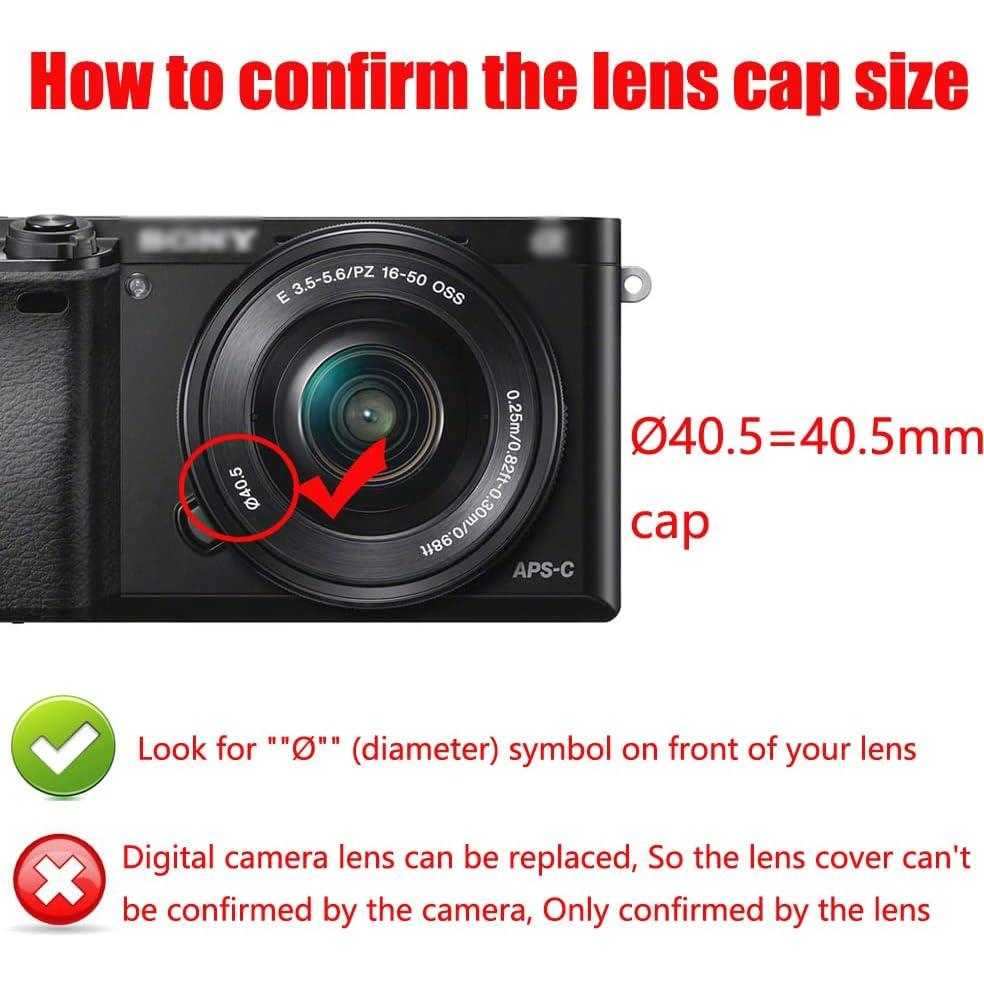 Tapa de lente 40.5mm FANZR para Sony E-mount y Nikon