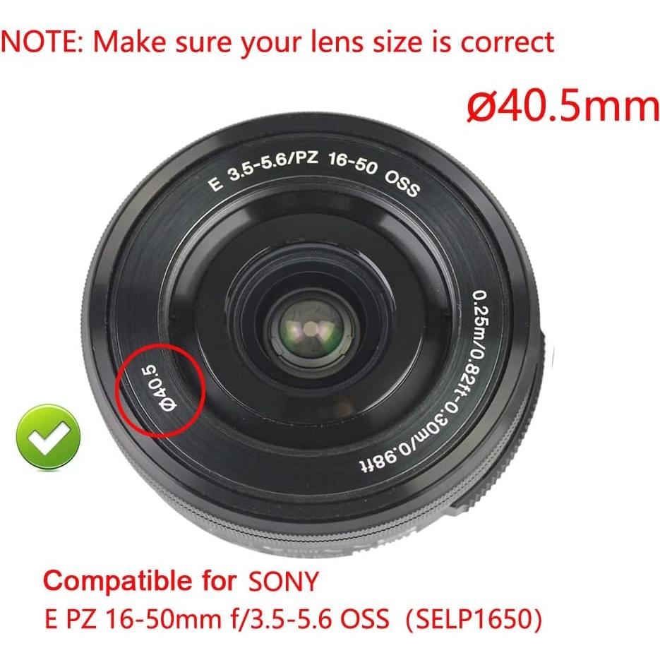 Tapa de lente 40.5mm FANZR para Sony E-mount y Nikon