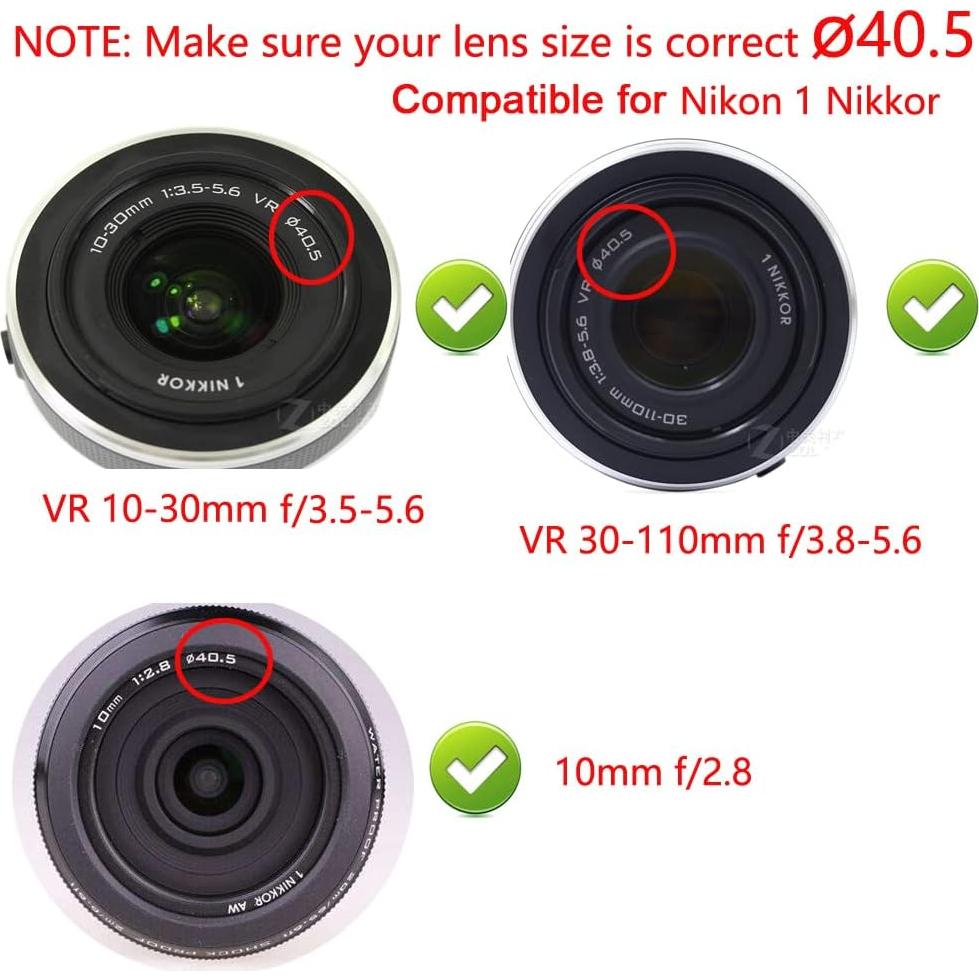 Tapa de lente 40.5mm FANZR para Sony E-mount y Nikon
