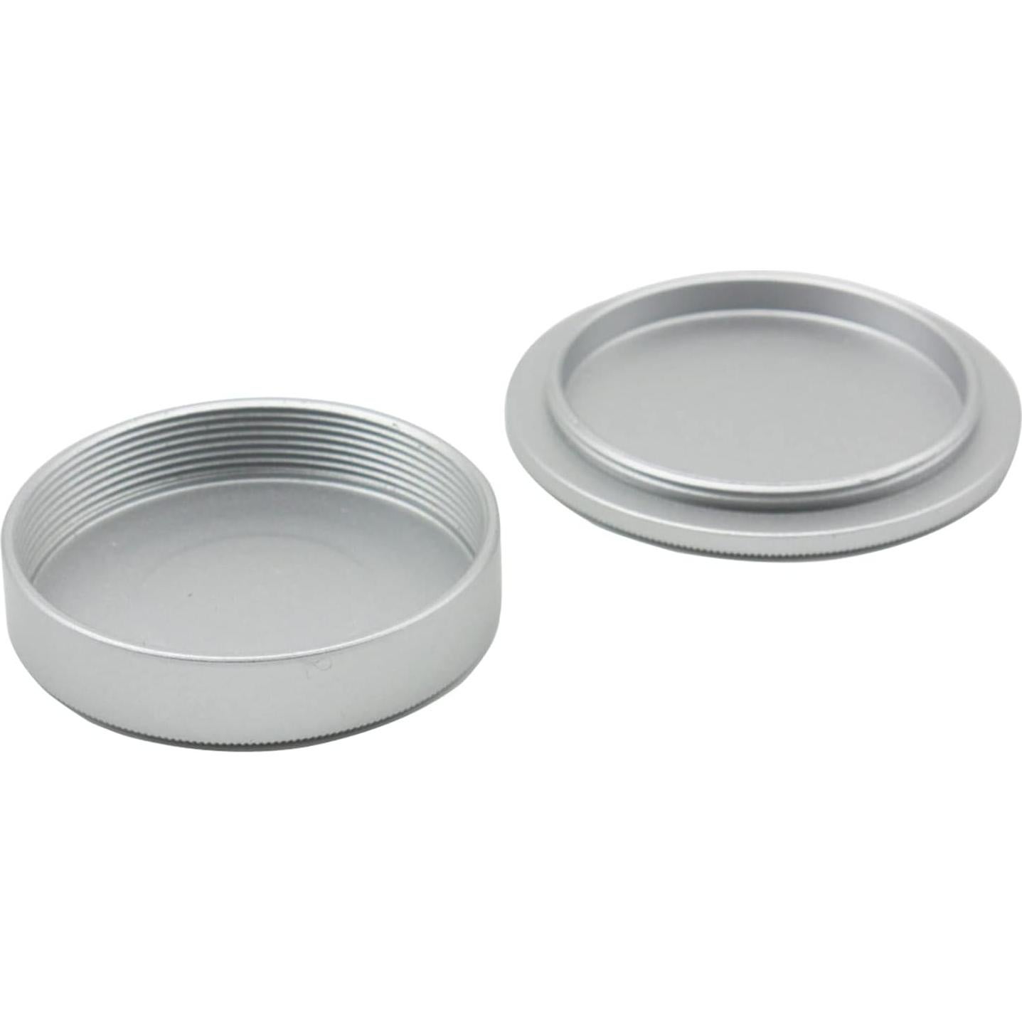 Tapa de Lente M39 TUYUNG Plata - Frontal y Trasera