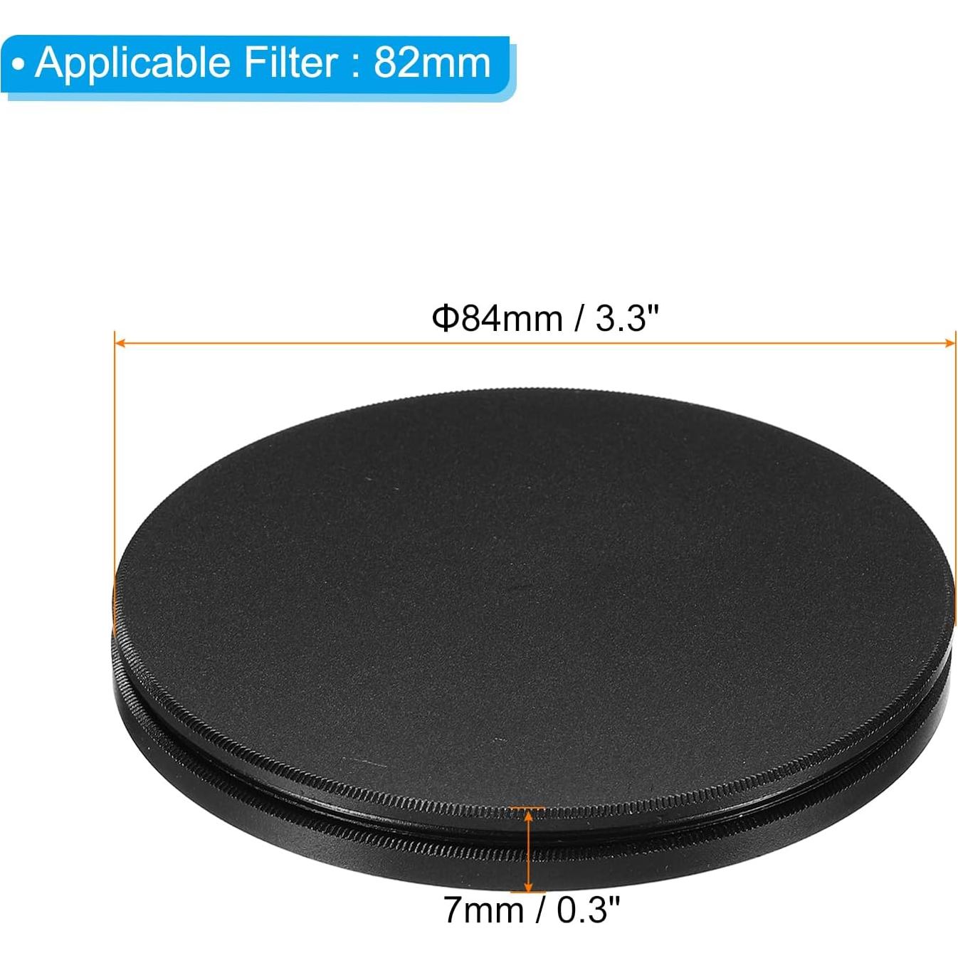 Tapa de Lente PATIKIL 82mm de Aluminio con Paño de Limpieza