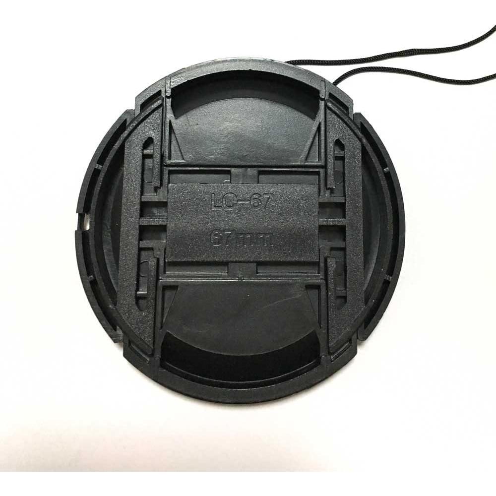 Cubierta de lente 67mm FANZR para Canon Nikon Sony - 2 Piezas