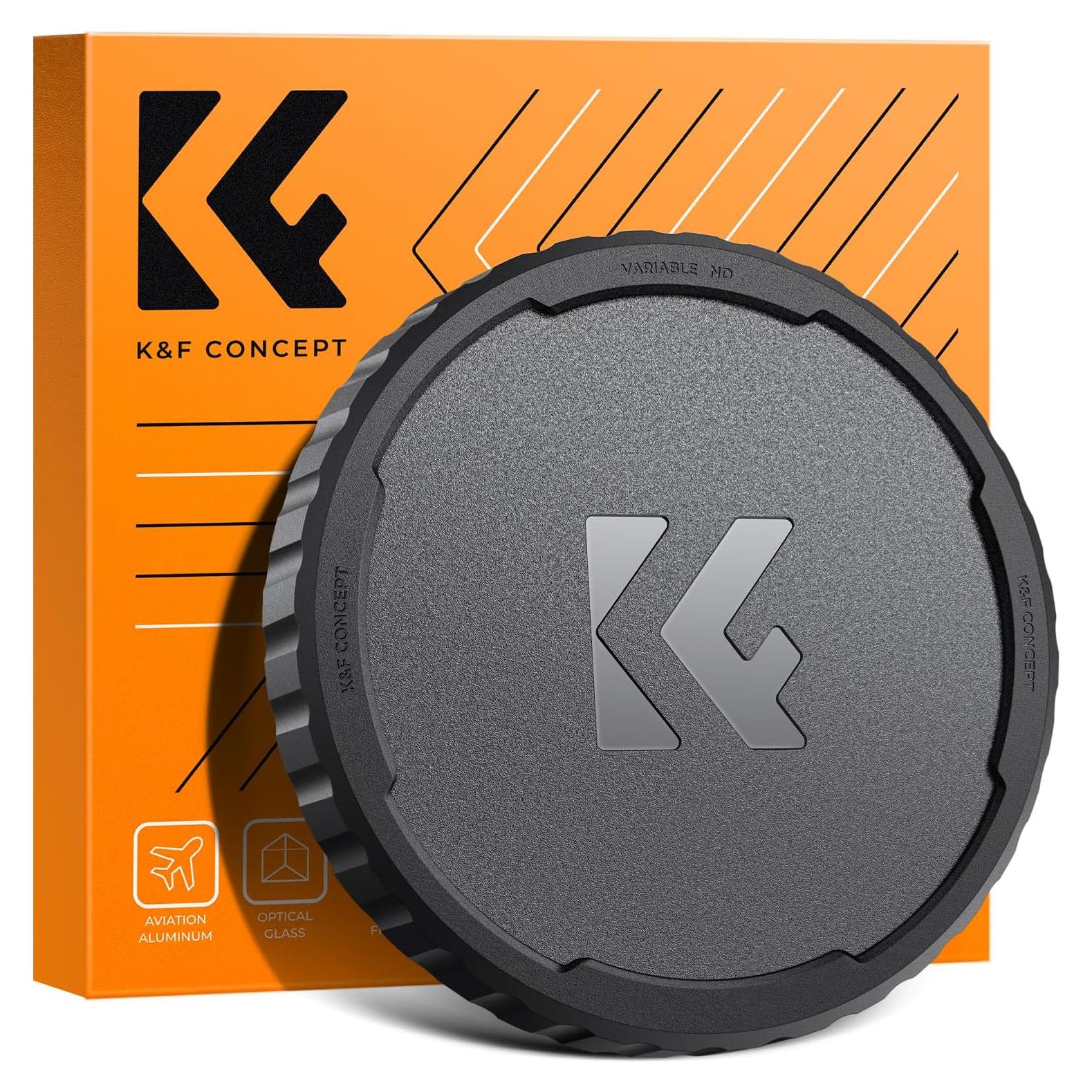 K&F Concept 82mm Variable ND Lens Filter Cap TPU Material Filter Cap Only for K&F 82mm Adjustable Neutral Density Filter