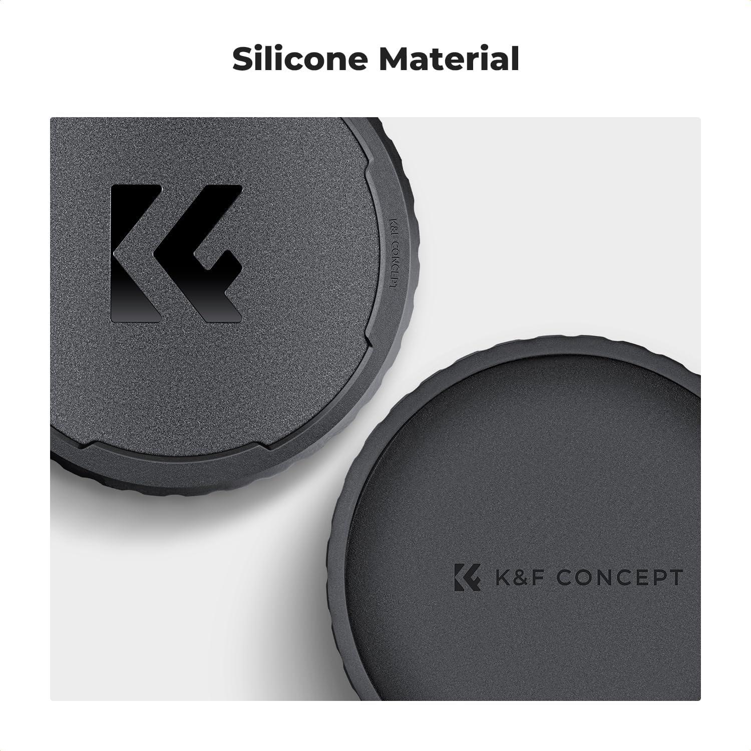 K&F Concept 82mm Variable ND Lens Filter Cap TPU Material Filter Cap Only for K&F 82mm Adjustable Neutral Density Filter