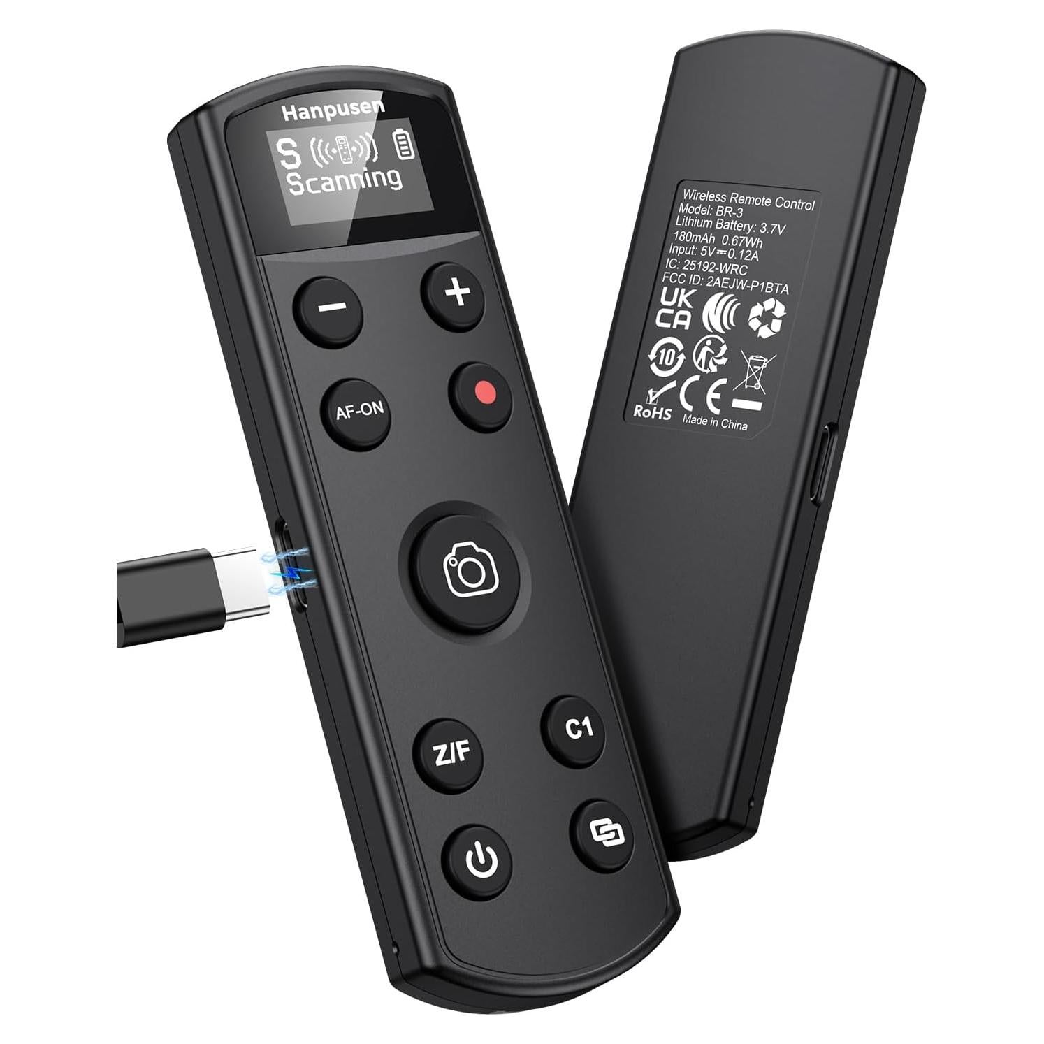 Control Remoto Inalámbrico Hanpusen para Cámaras Sony - Pantalla OLED