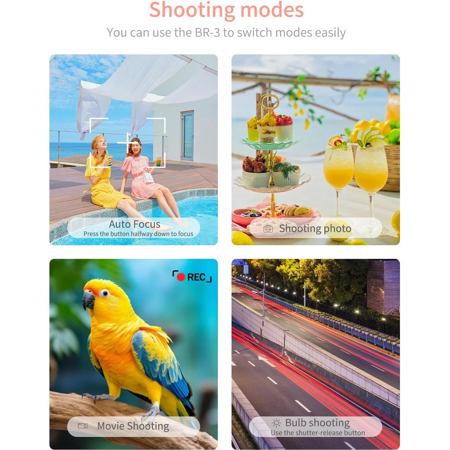Control Remoto Inalámbrico Hanpusen para Cámaras Sony - Pantalla OLED