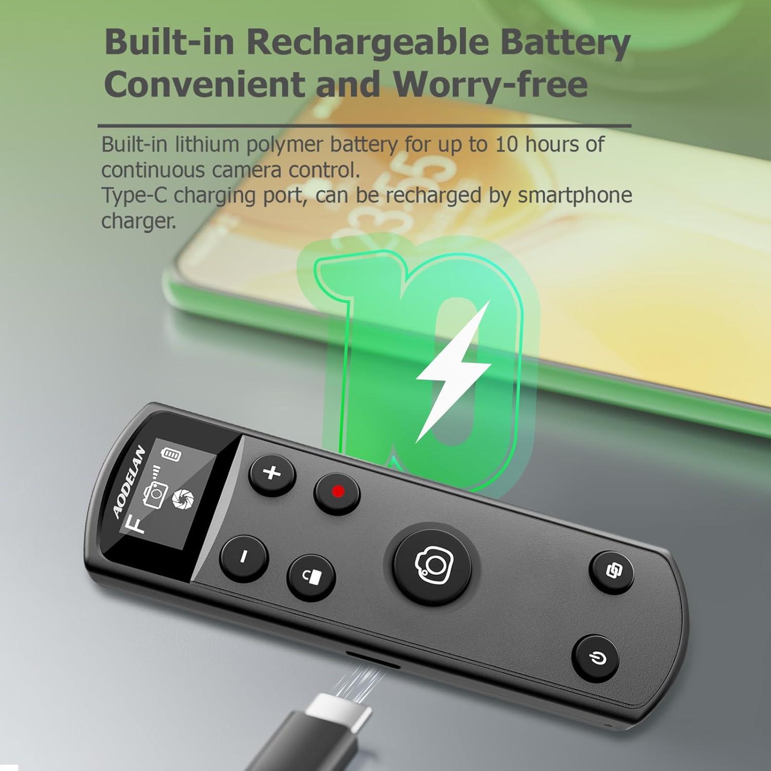 Control Remoto Inalámbrico AODELAN para Fujifilm con Pantalla OLED