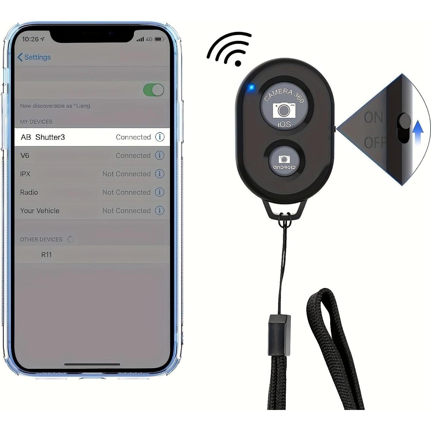 Control Remoto Inalámbrico para Cámara XINYADA - Selfies