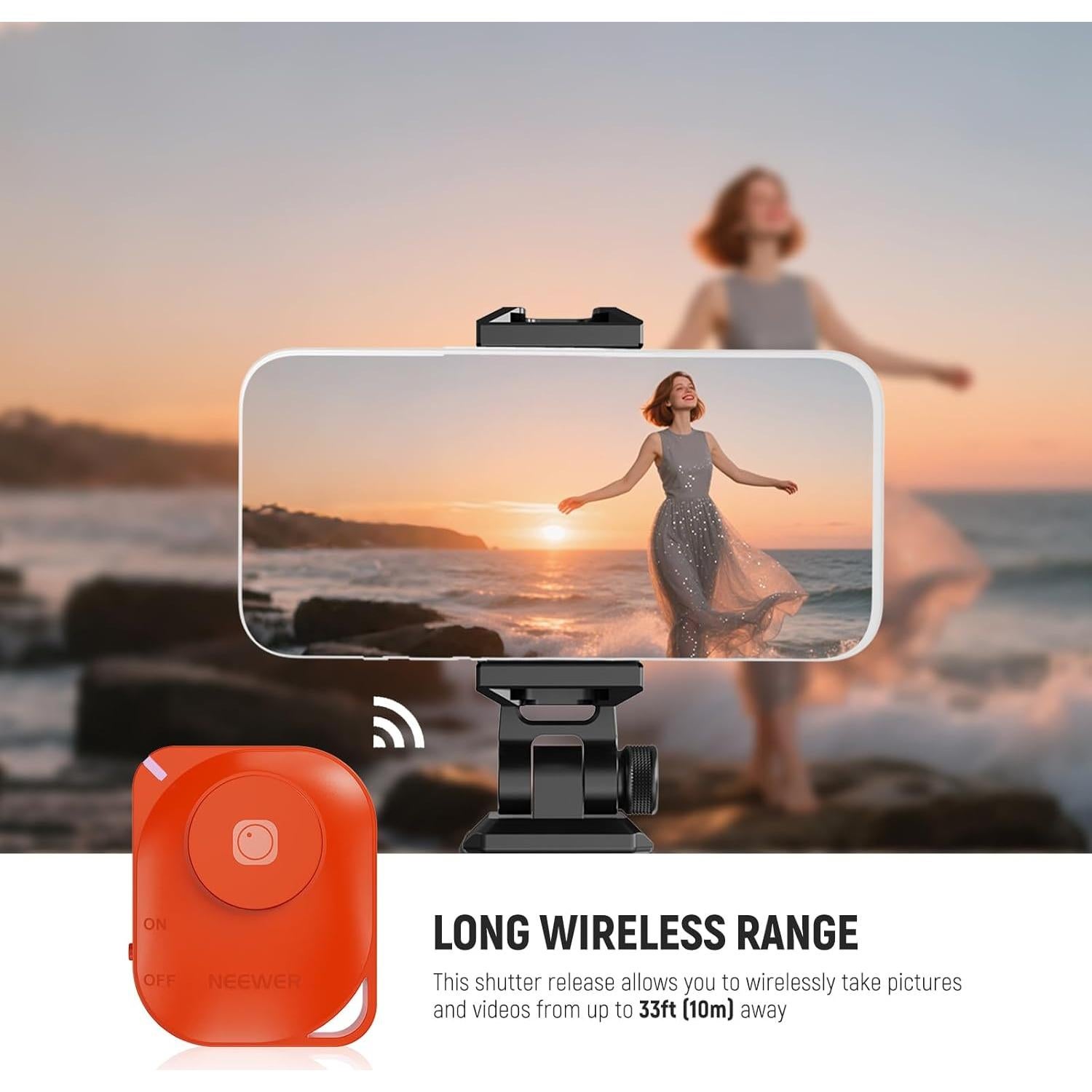 Control Remoto Inalámbrico Bluetooth NEEWER RT116 para Cámara