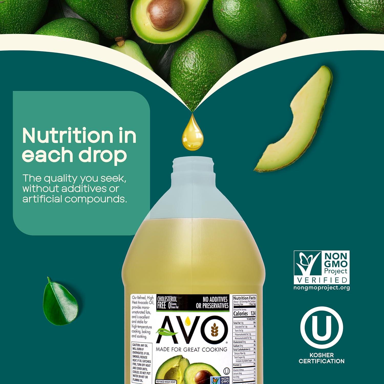 Aceite de Aguacate AVO No OGM 1.89 L Sin Conservantes