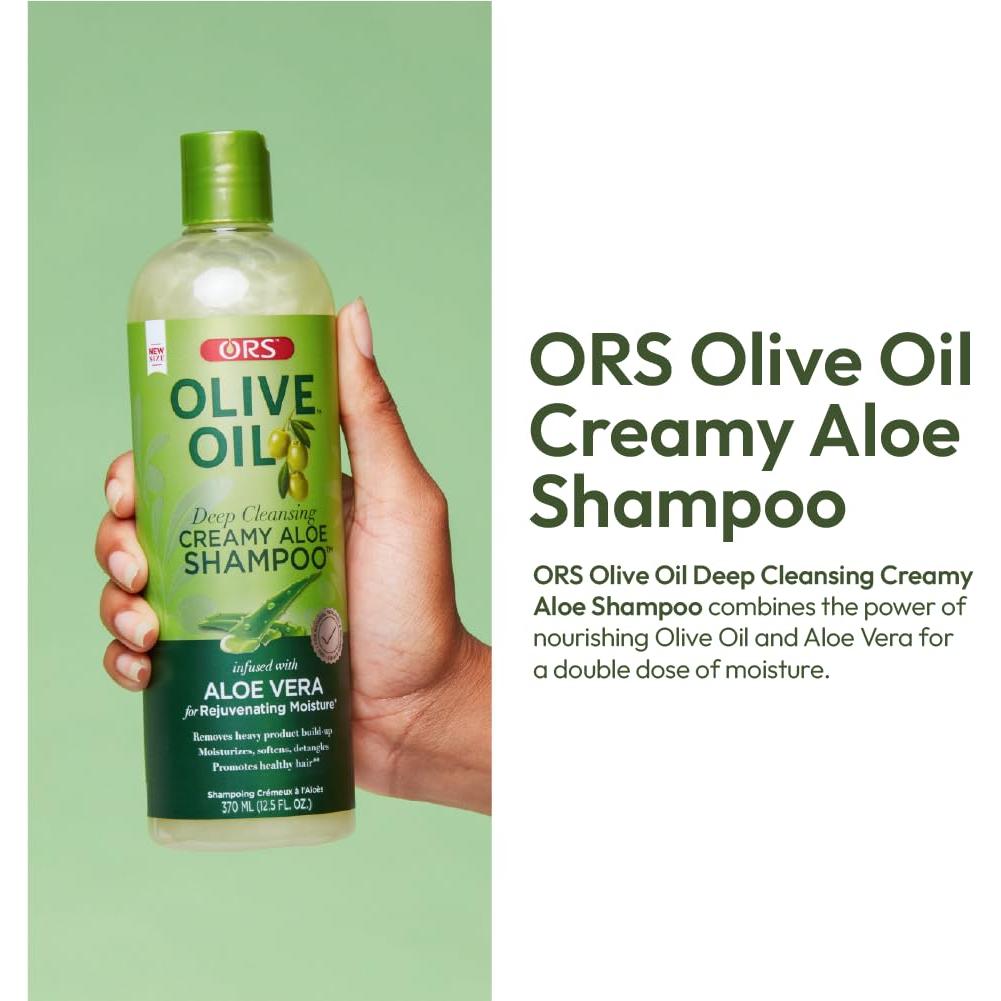 Champú Cremoso ORS Aloe Vera y Aceite de Oliva 354ml