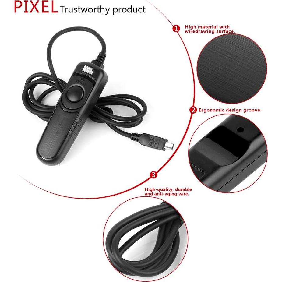 Control Remoto de Obturador Pixel RC-201 para Canon EOS