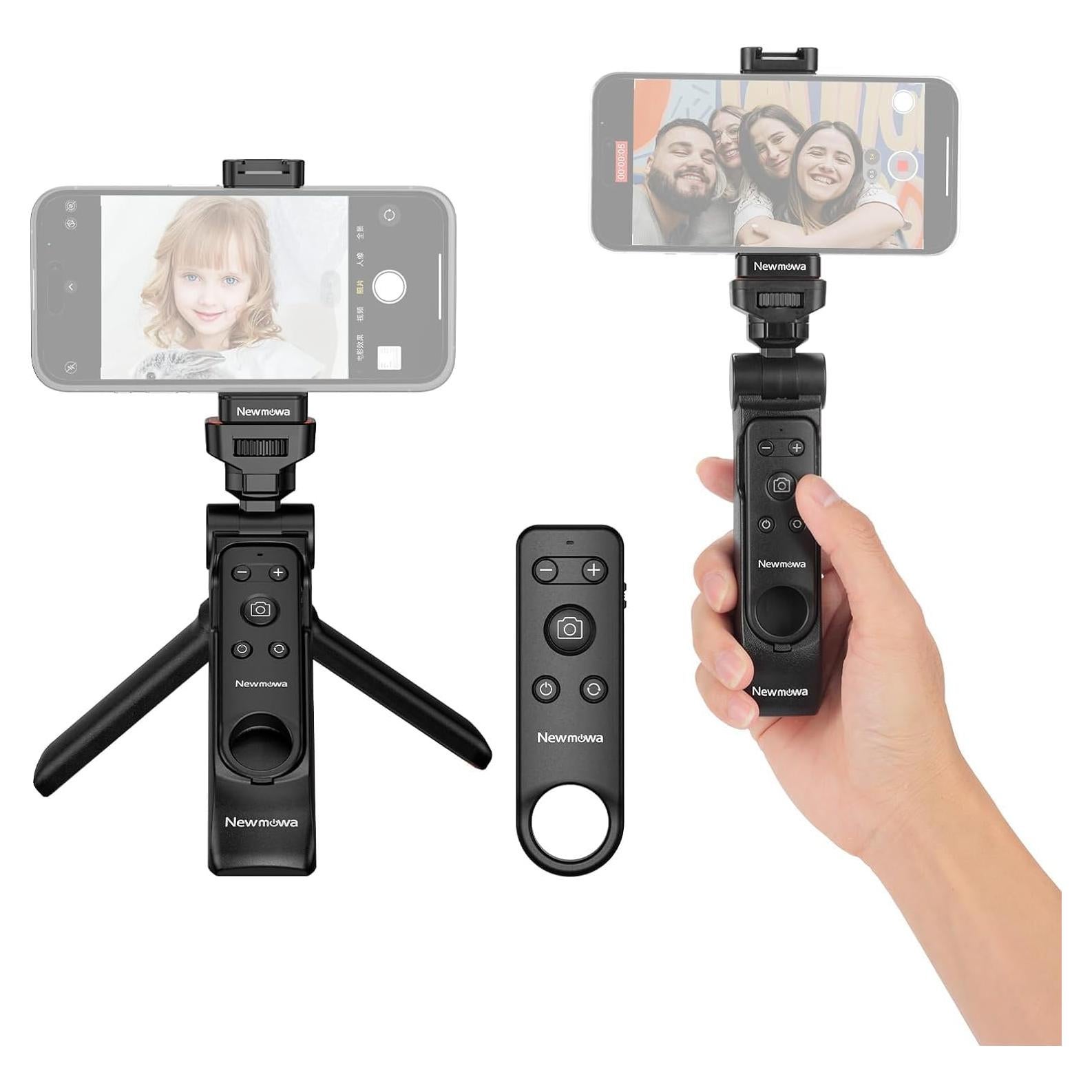 Trípode Plegable Newmowa con Control Remoto para iPhone 6.7"