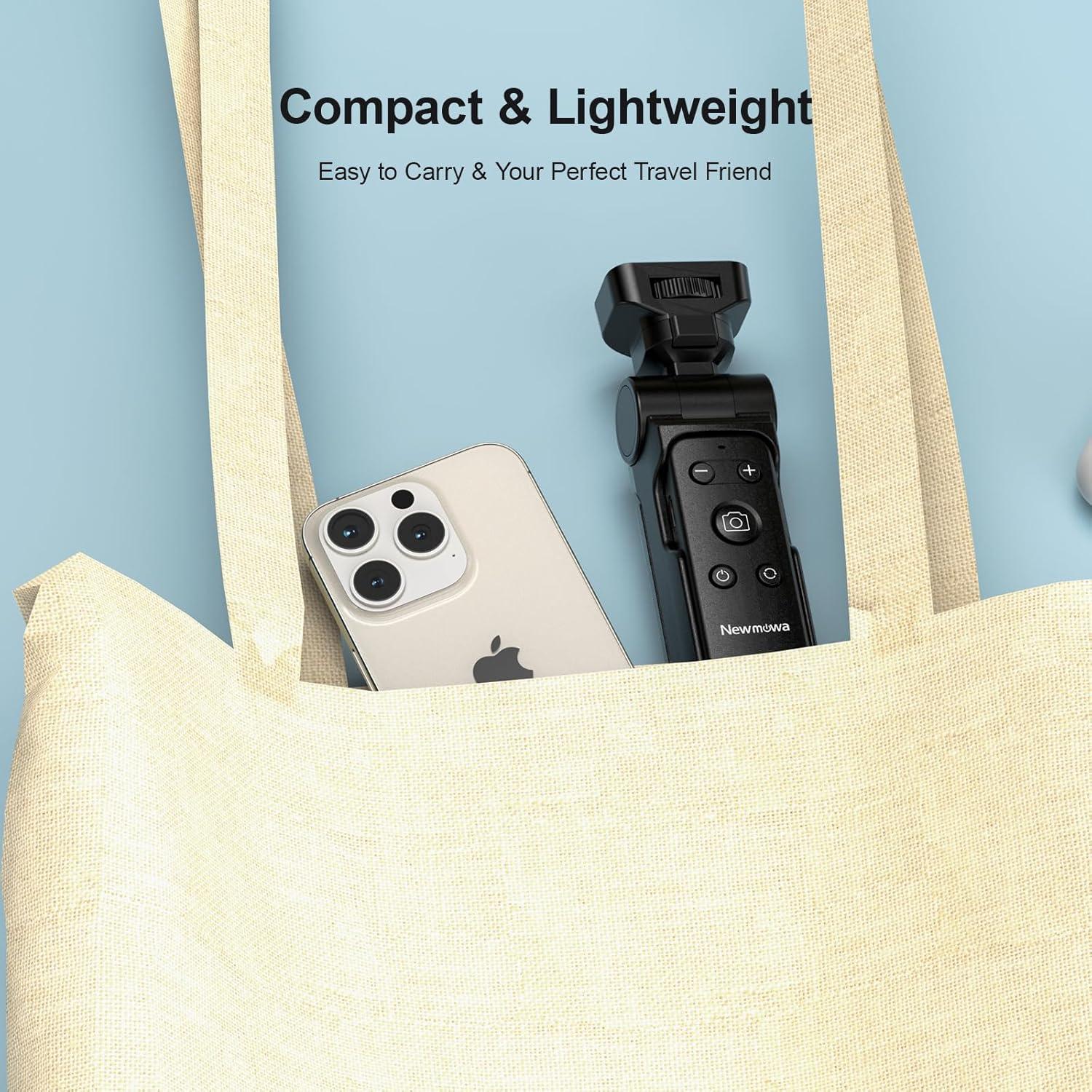 Trípode Plegable Newmowa con Control Remoto para iPhone 6.7"