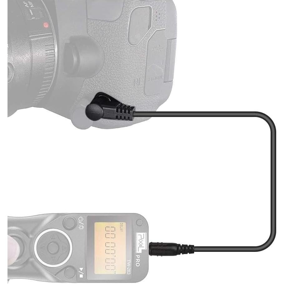 Cable de liberación remota N3 3.5mm Pixel para Canon EOS