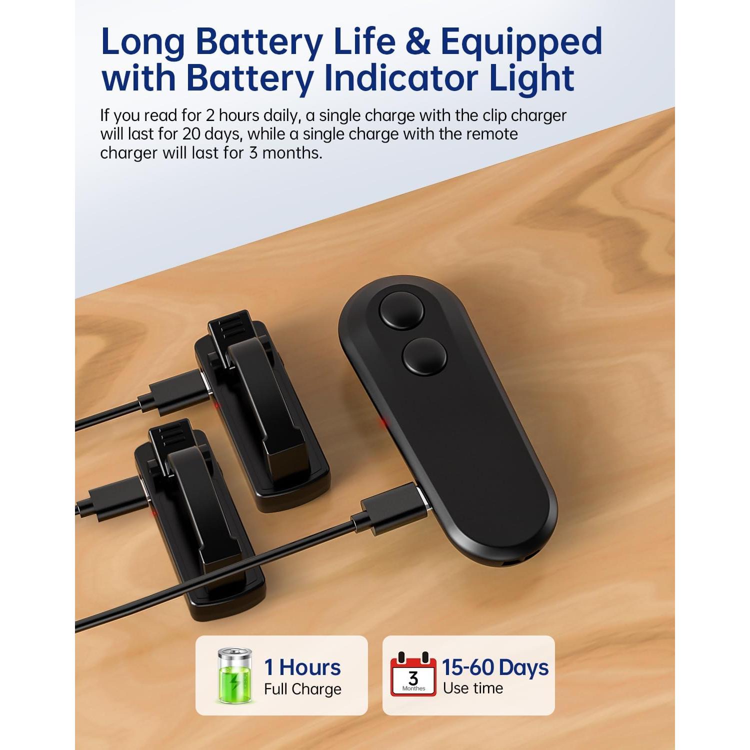 Control Remoto para Kindle Paperwhite TeoTeeo KT01 PRO Negro