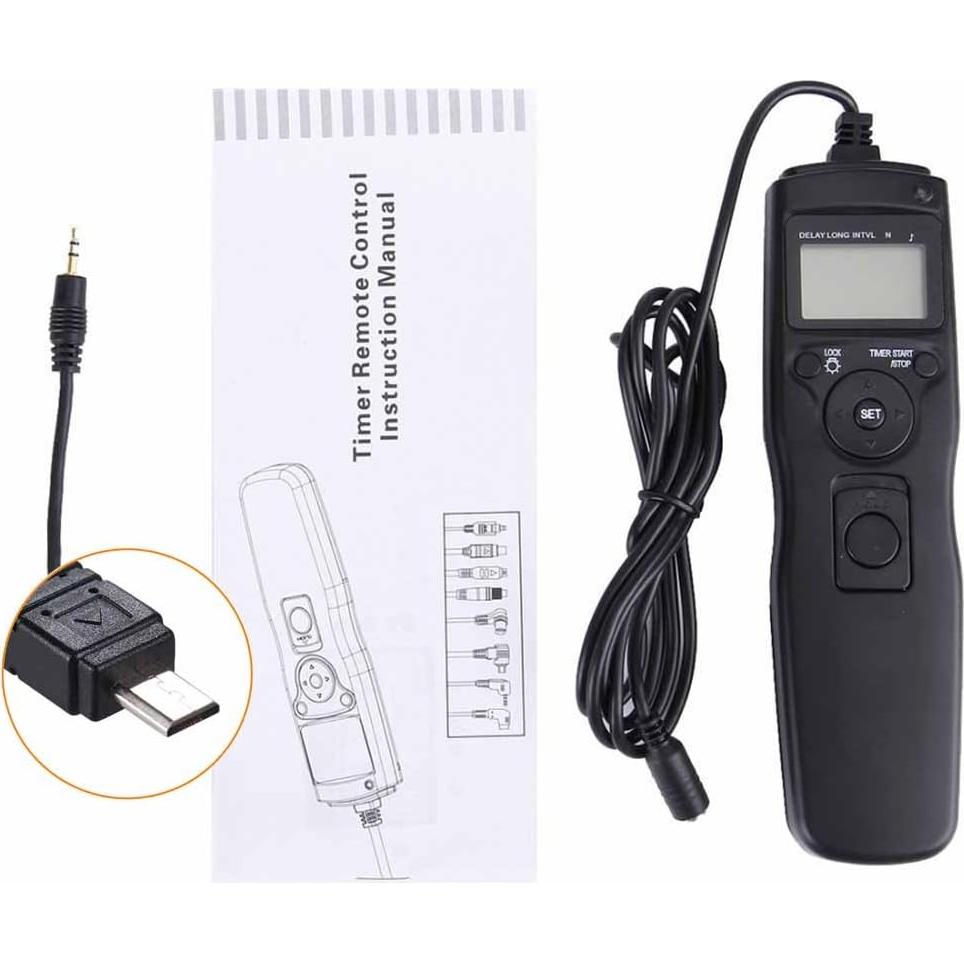 Control Remoto de Obturador ABUYCS con Temporizador LCD para Sony