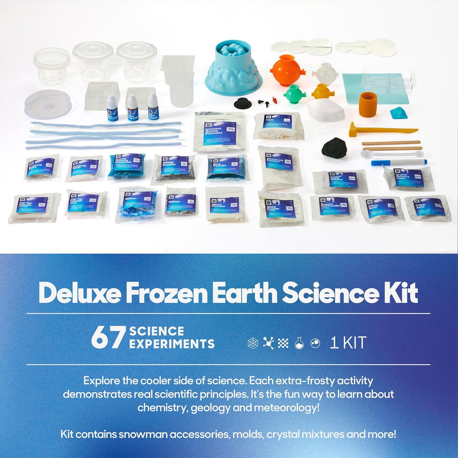 Kit de Ciencia de Tierra Congelada Discovery - 67 Experimentos STEM