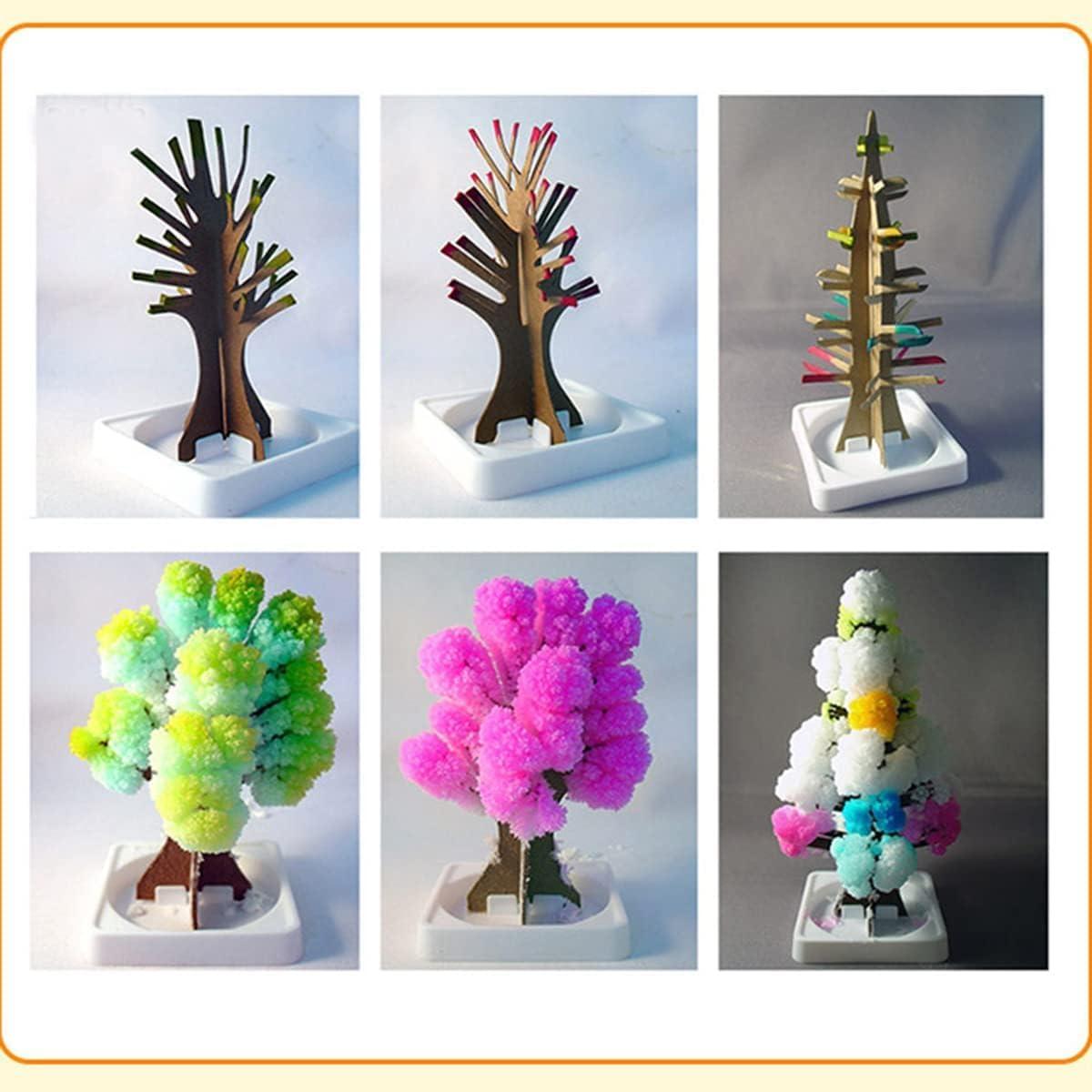 Mini árbol de Navidad mágico DIY 9.5 cm - Kit de cristales