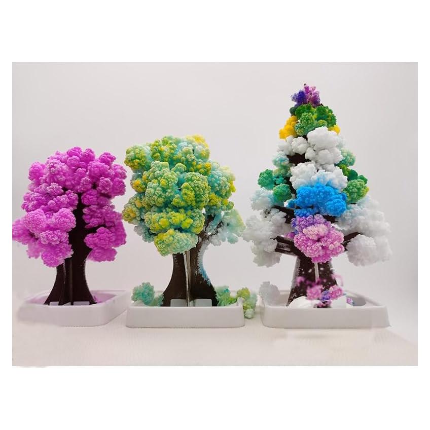 Kit 3 en 1 Mini Árbol de Navidad Mágico Creciente TPwsd