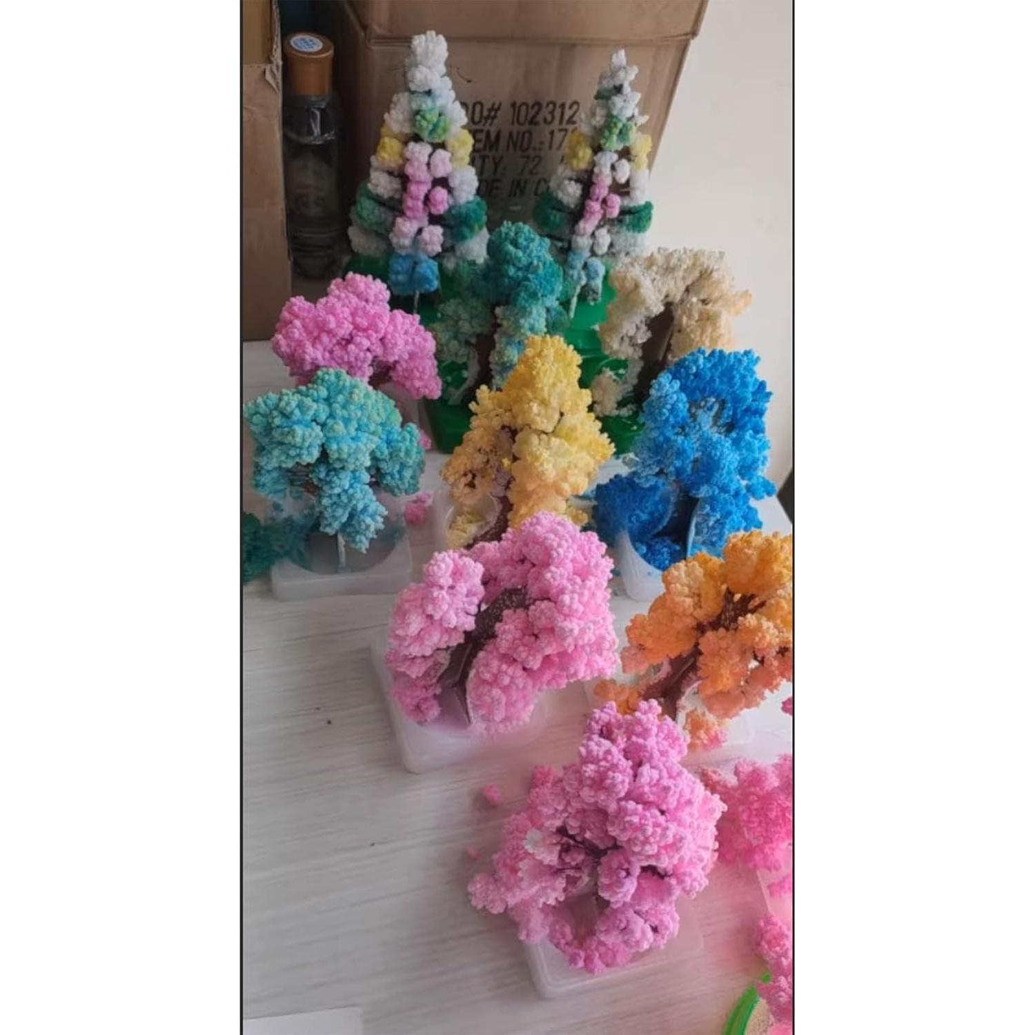 Kit 3 en 1 Mini Árbol de Navidad Mágico Creciente TPwsd