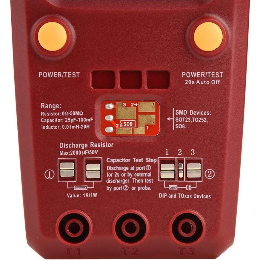 Probador Digital de Transistores BSIDE ESR02 Pro - Medidor de Capacitores e Inductores