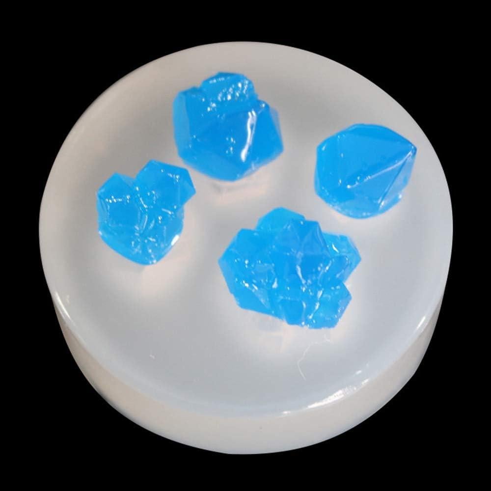 3 Moldes de Silicona Mulukaya para Joyería - Cristal Irregular