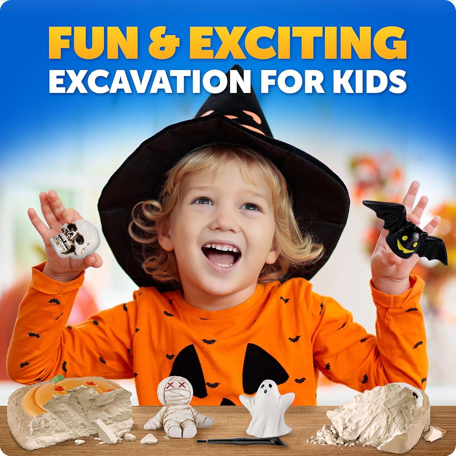 Kit de Excavación Halloween Blue Marble - 2 Ladrillos y Figuras