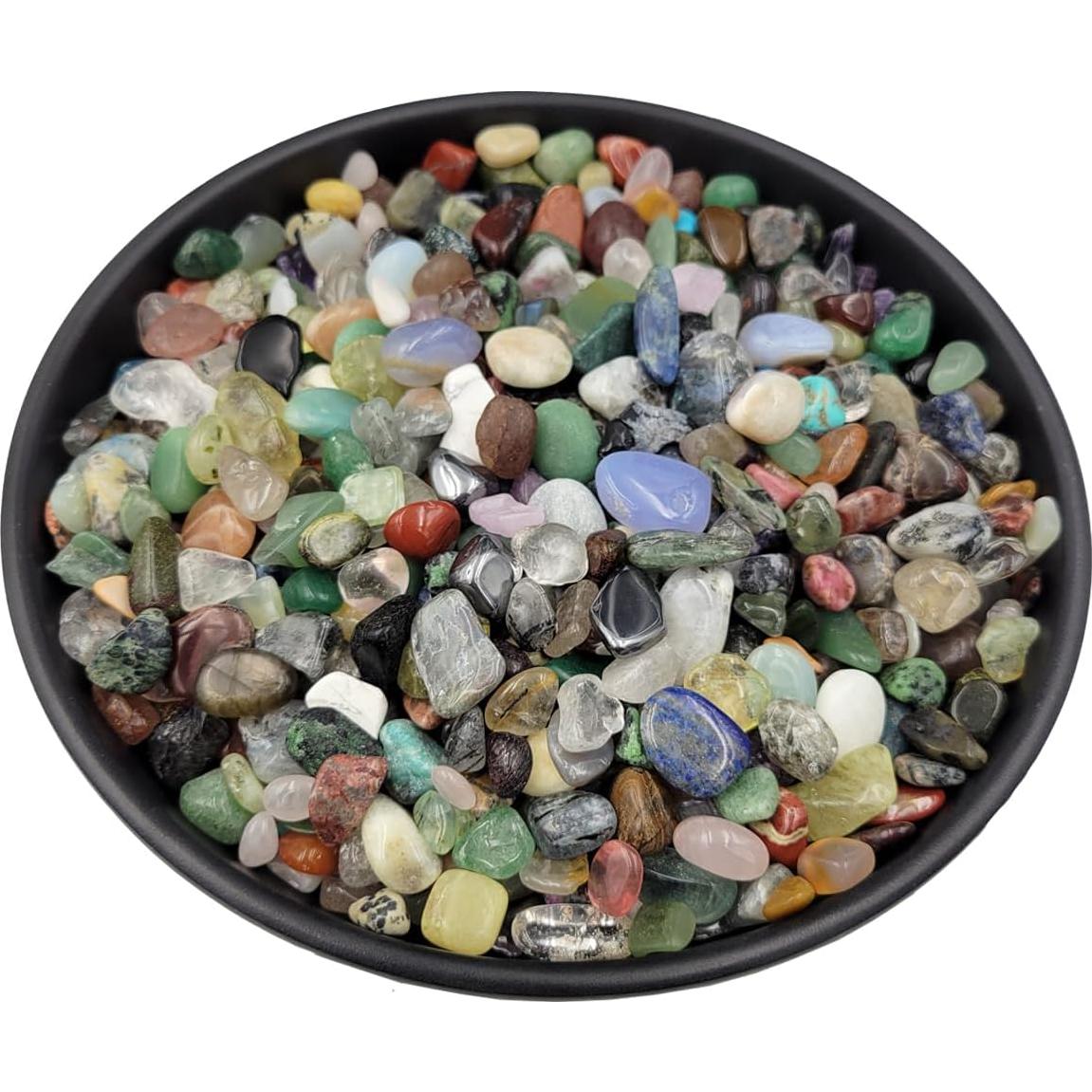 Kit de 60 Piedras Preciosas y Cristales Pulidos 1kg - SeeuFun