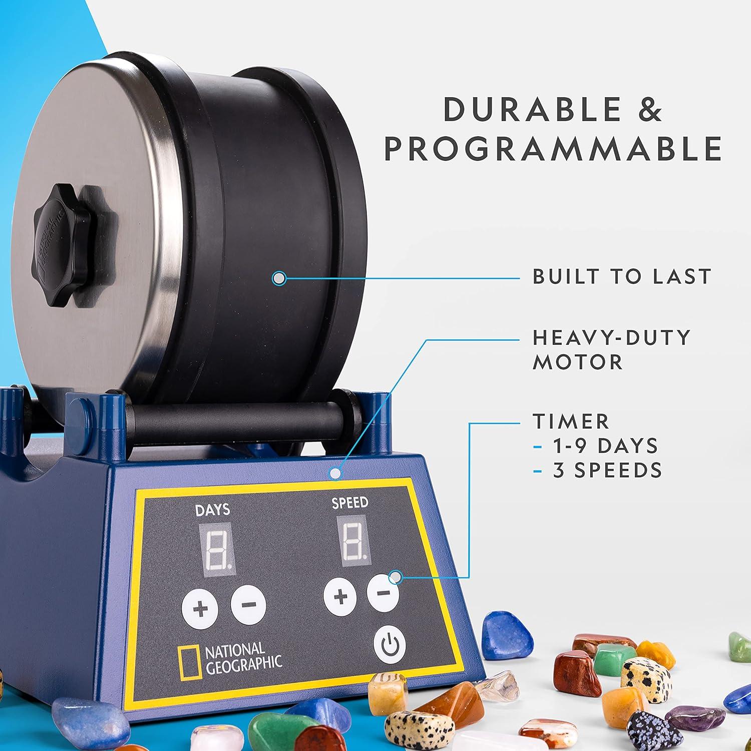 Kit de Pulido de Rocas National Geographic 3 kg con GemFoam