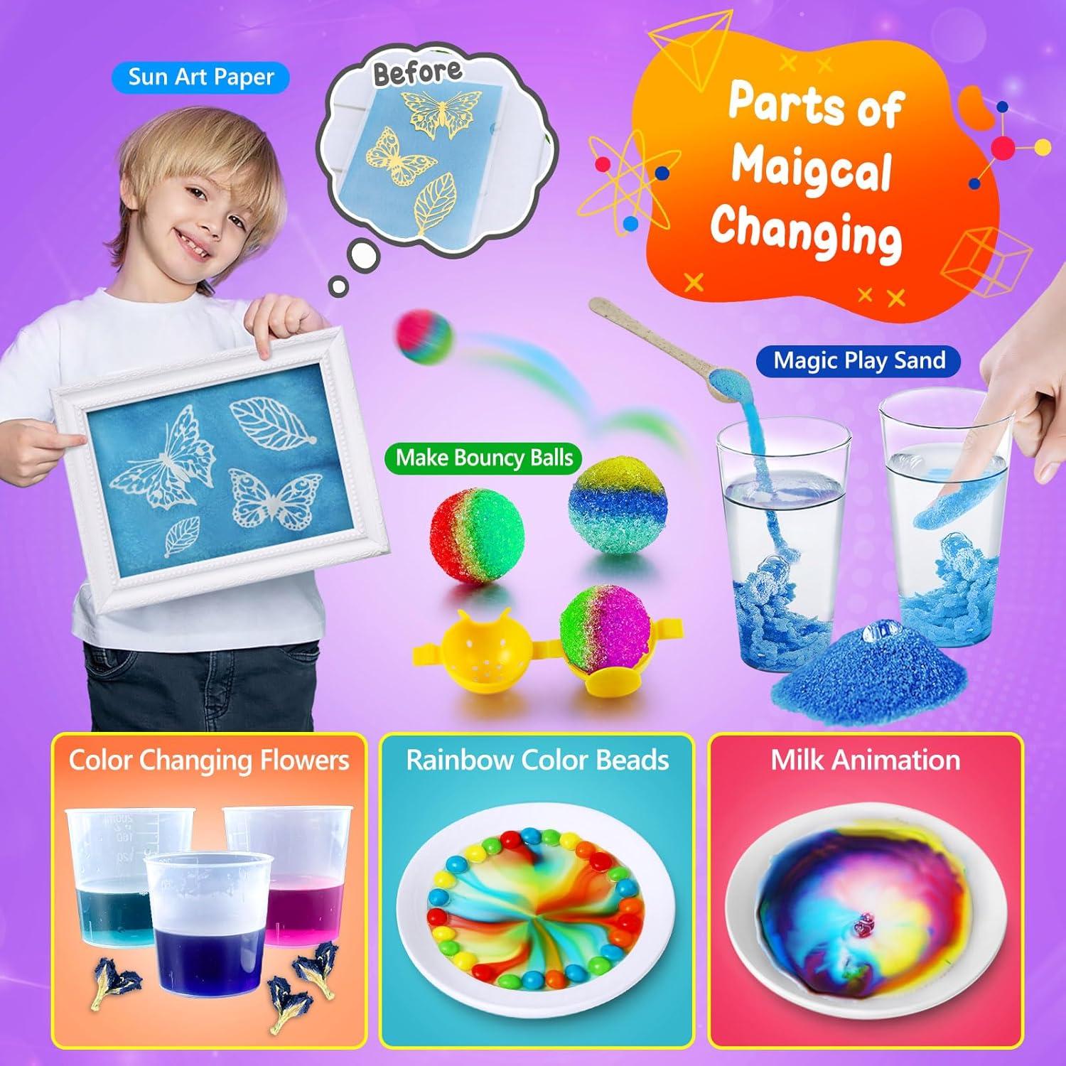Kit de Experimentos Científicos UNGLINGA 111 para Niños